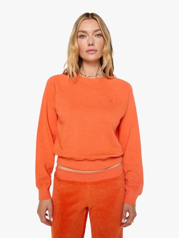 Eterne Shrunken Raglan Sweatshirt - Papaya made by MOTHER