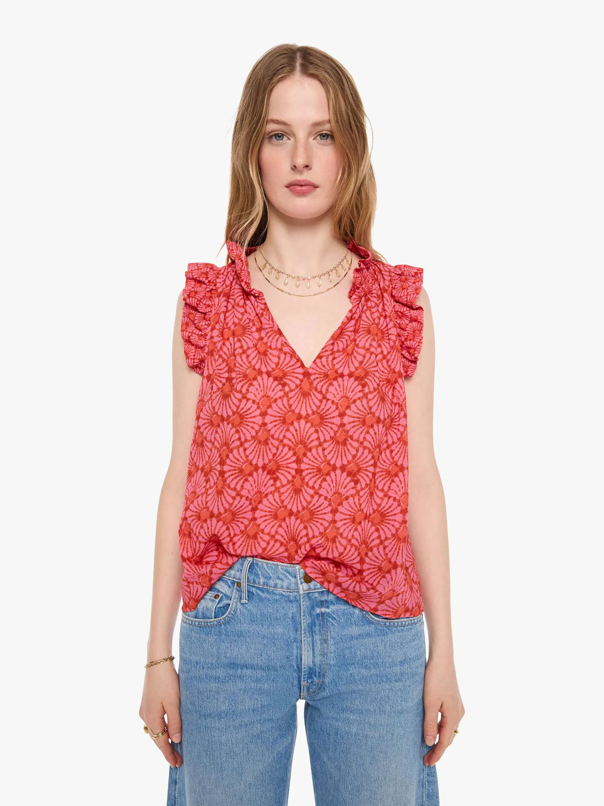 XiRENA Bex Top - Ruby Shell sold by MOTHER