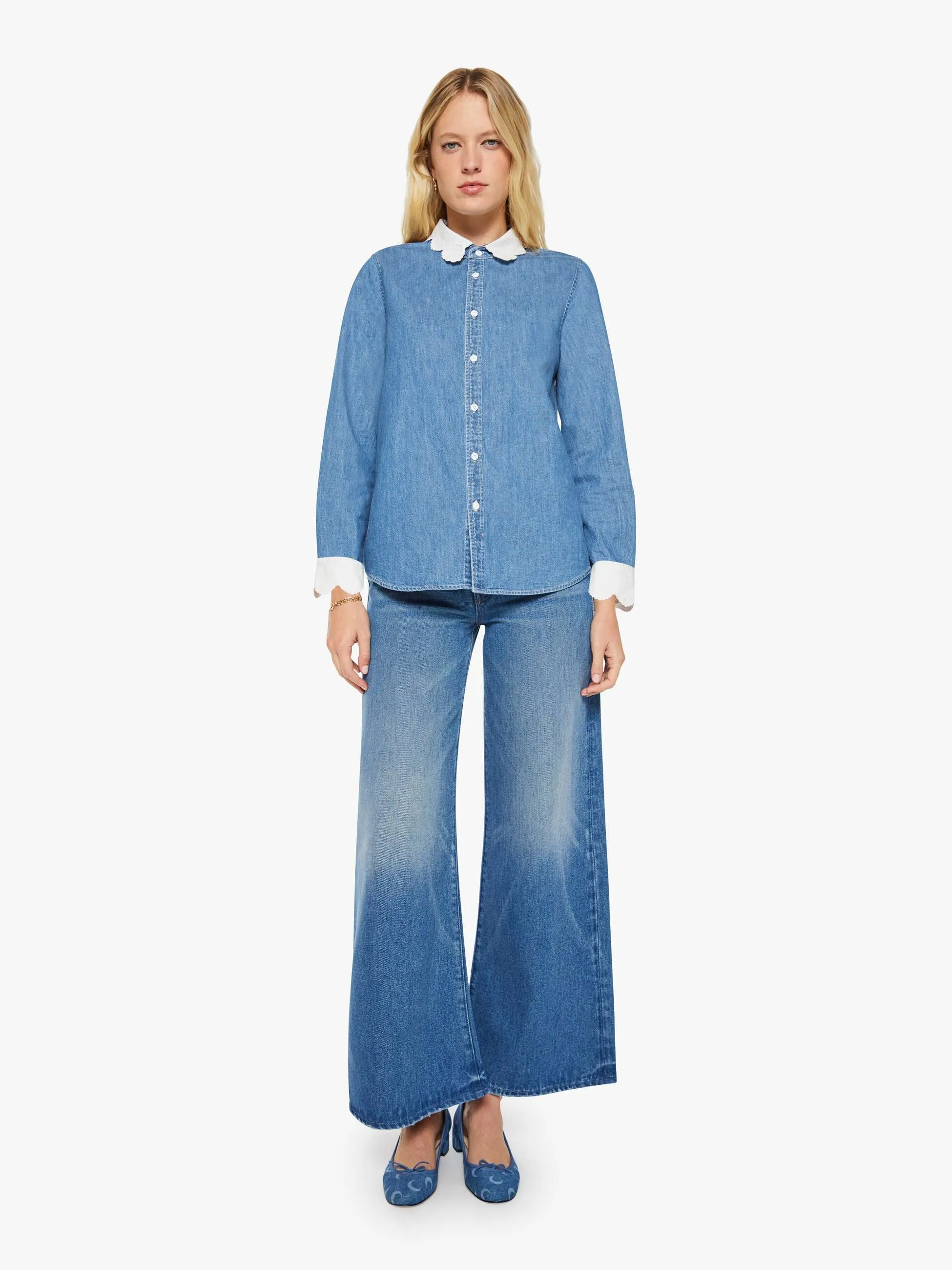 The Frilly Foxy Boxy Shirt - Story So Far sold by MOTHER product image thumbnail 4