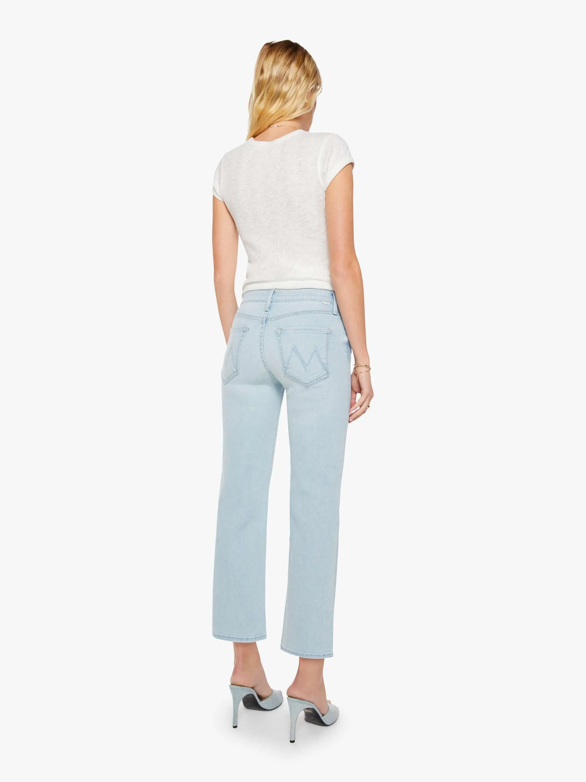 The Mid Rise Rambler Zip Ankle - Pretty Please sold by MOTHER product image thumbnail 4