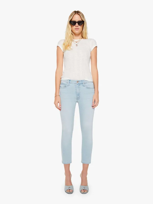 The Mid Rise Dazzler Crop - Pretty Please made by MOTHER