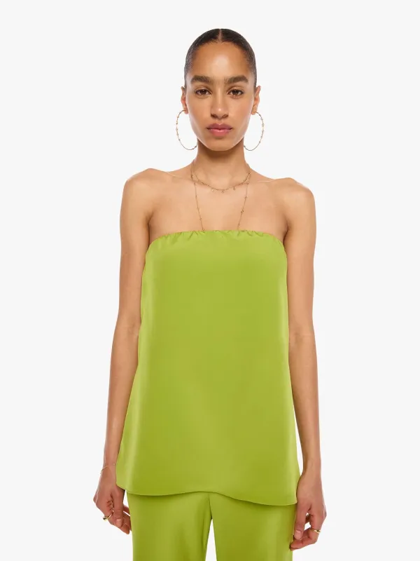 SABLYN Camden Strapless Top - Chartruese made by Sablyn