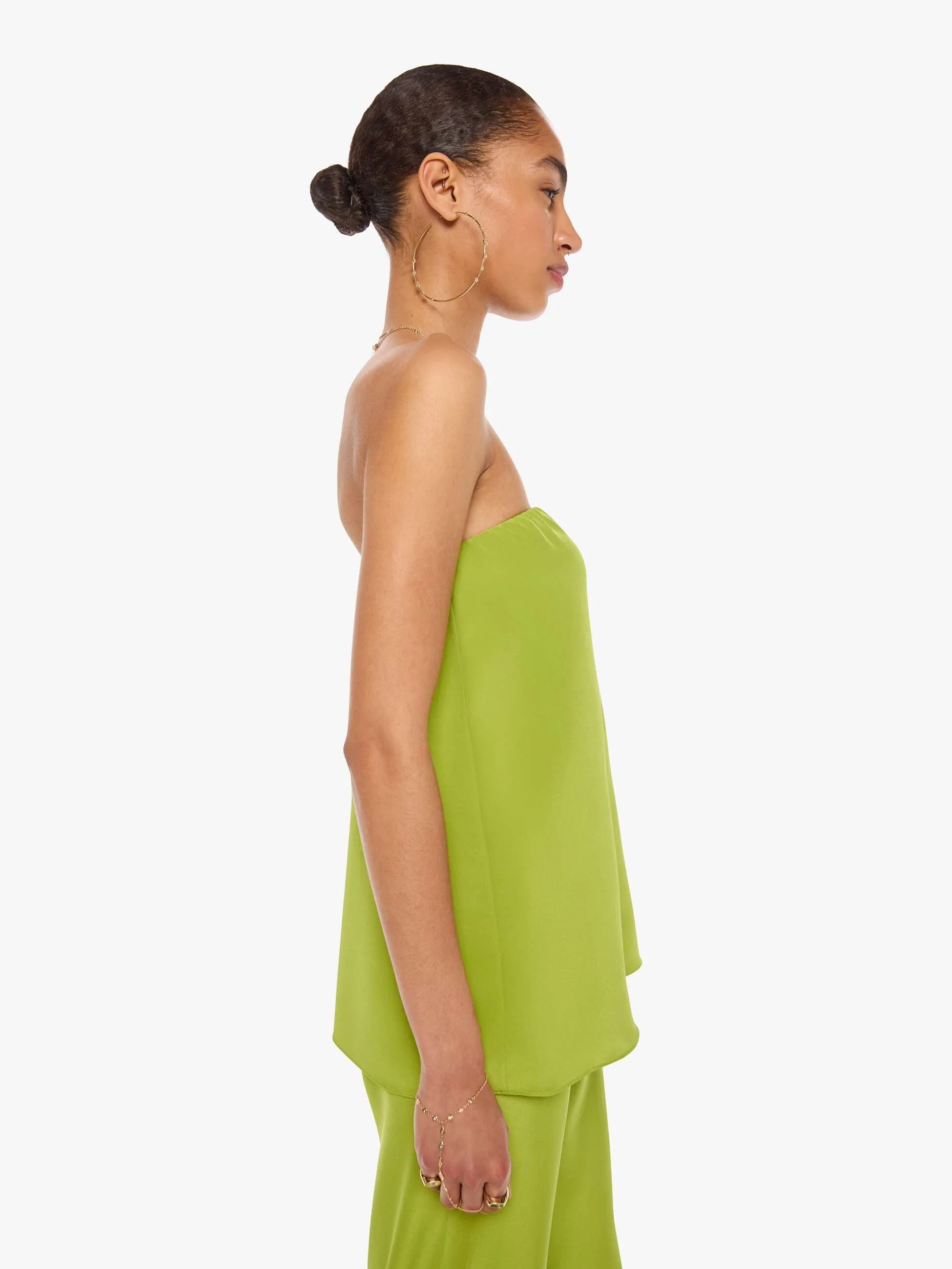 SABLYN Camden Strapless Top - Chartruese sold by MOTHER product image thumbnail 3