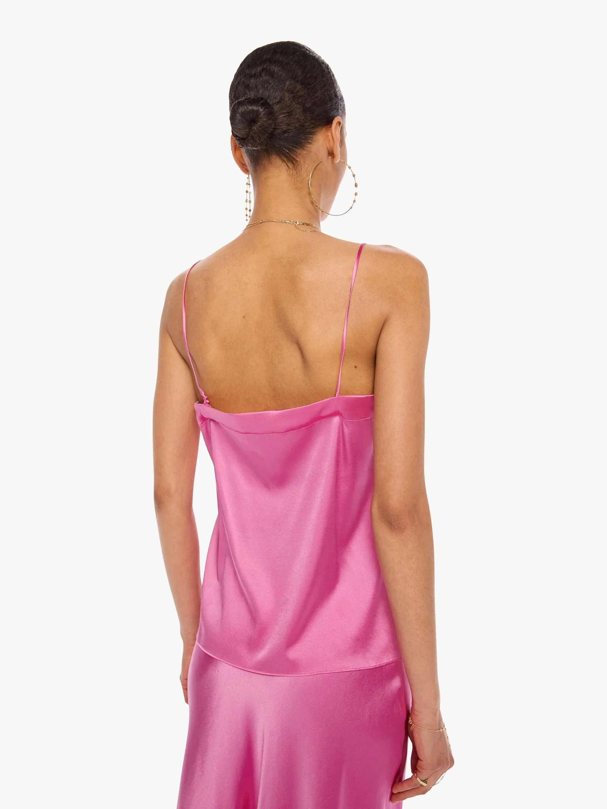 SABLYN Haya Lace Trim Cami - Dahlia sold by MOTHER product image thumbnail 4