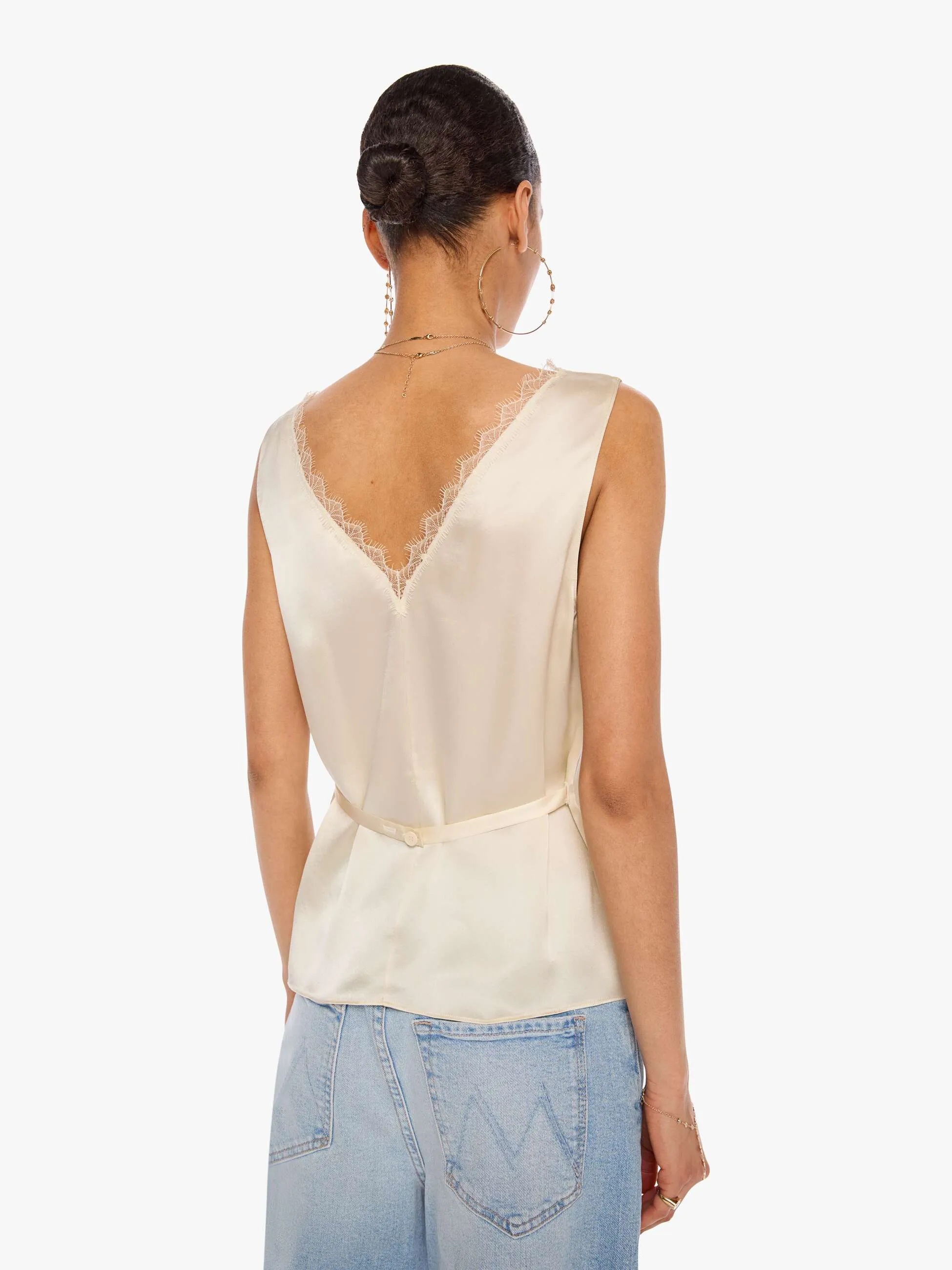 SABLYN Alyssa Tank - Gardenia sold by MOTHER product image thumbnail 4