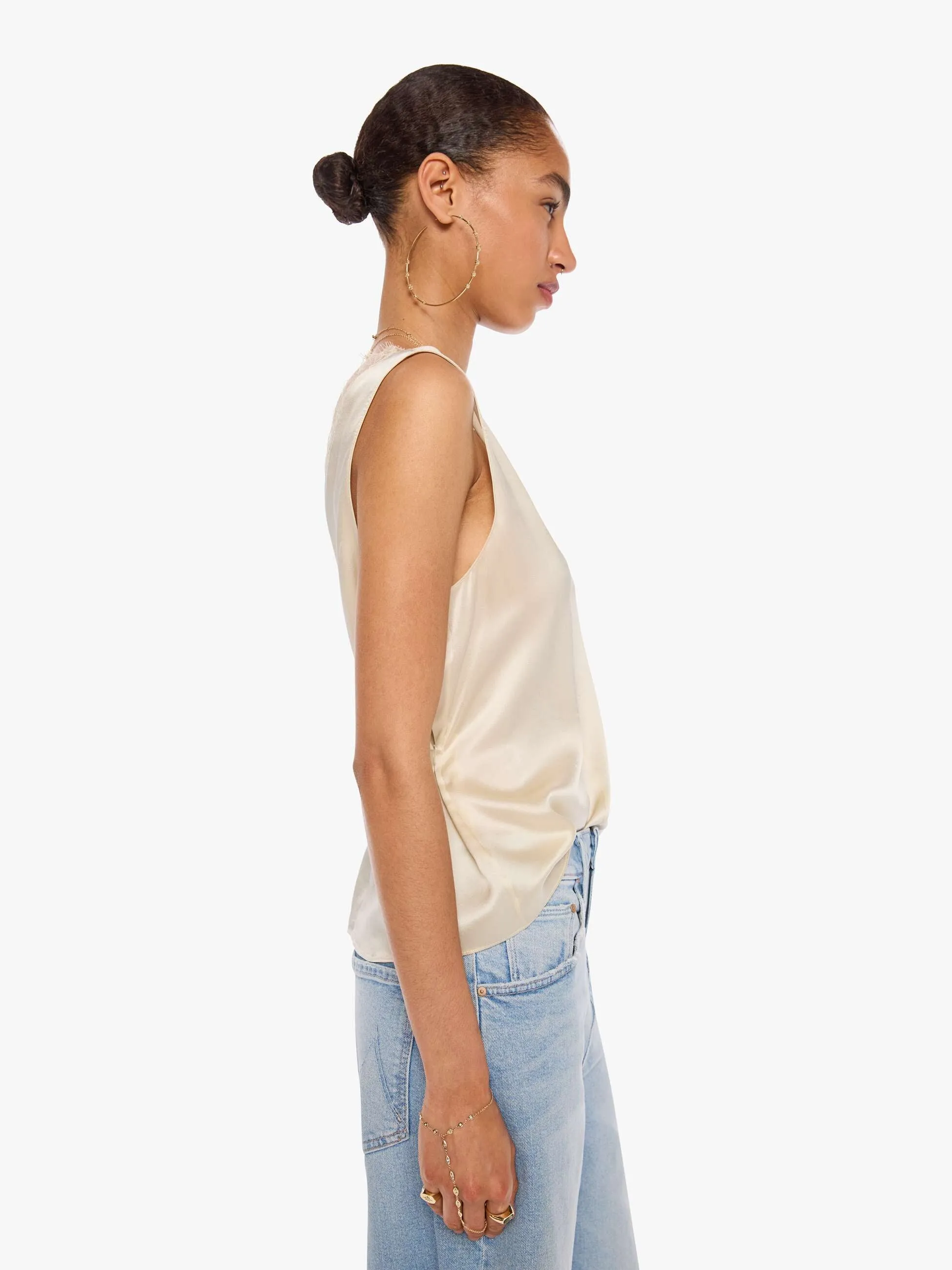 SABLYN Alyssa Tank - Gardenia sold by MOTHER product image thumbnail 3