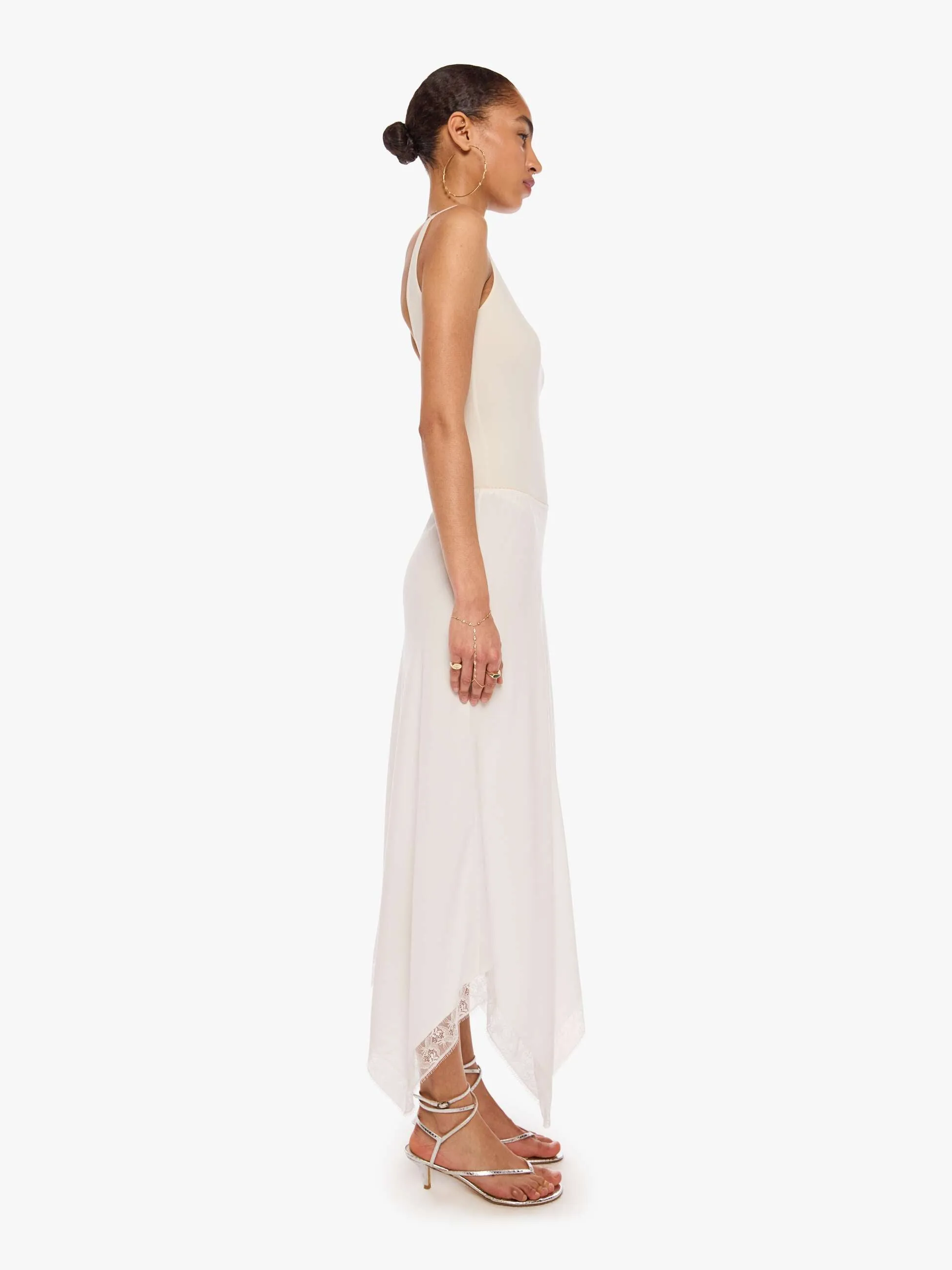 SABLYN Keri Bias Skirt - White sold by MOTHER product image thumbnail 3