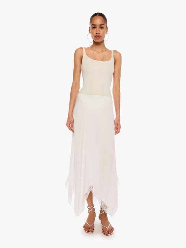SABLYN Keri Bias Skirt - White made by Sablyn