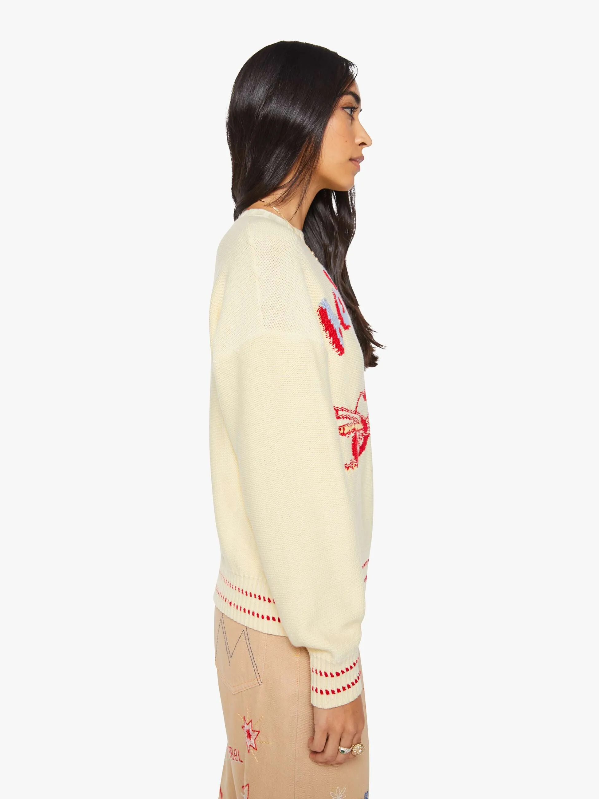 The Big Jumper - Ivory sold by MOTHER product image thumbnail 3
