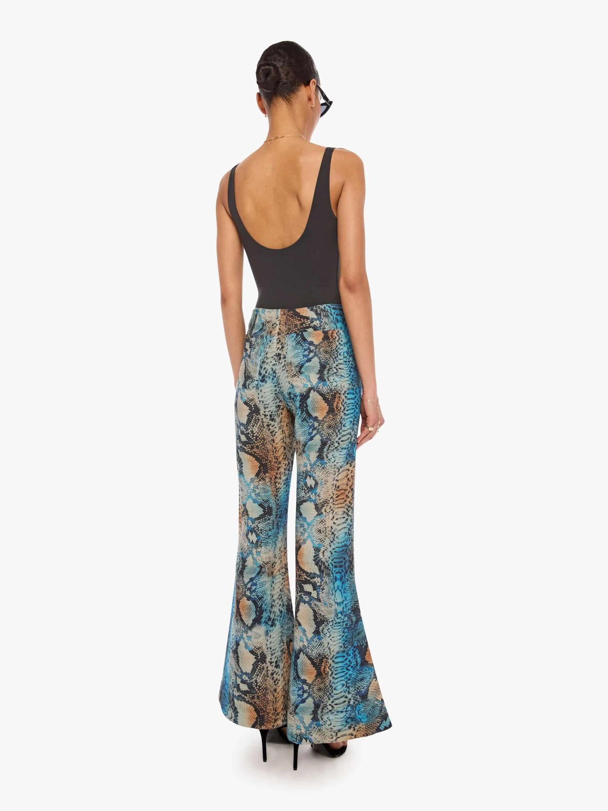 Alix of Bohemia Farah Pant - Serpent Tide sold by MOTHER product image thumbnail 5