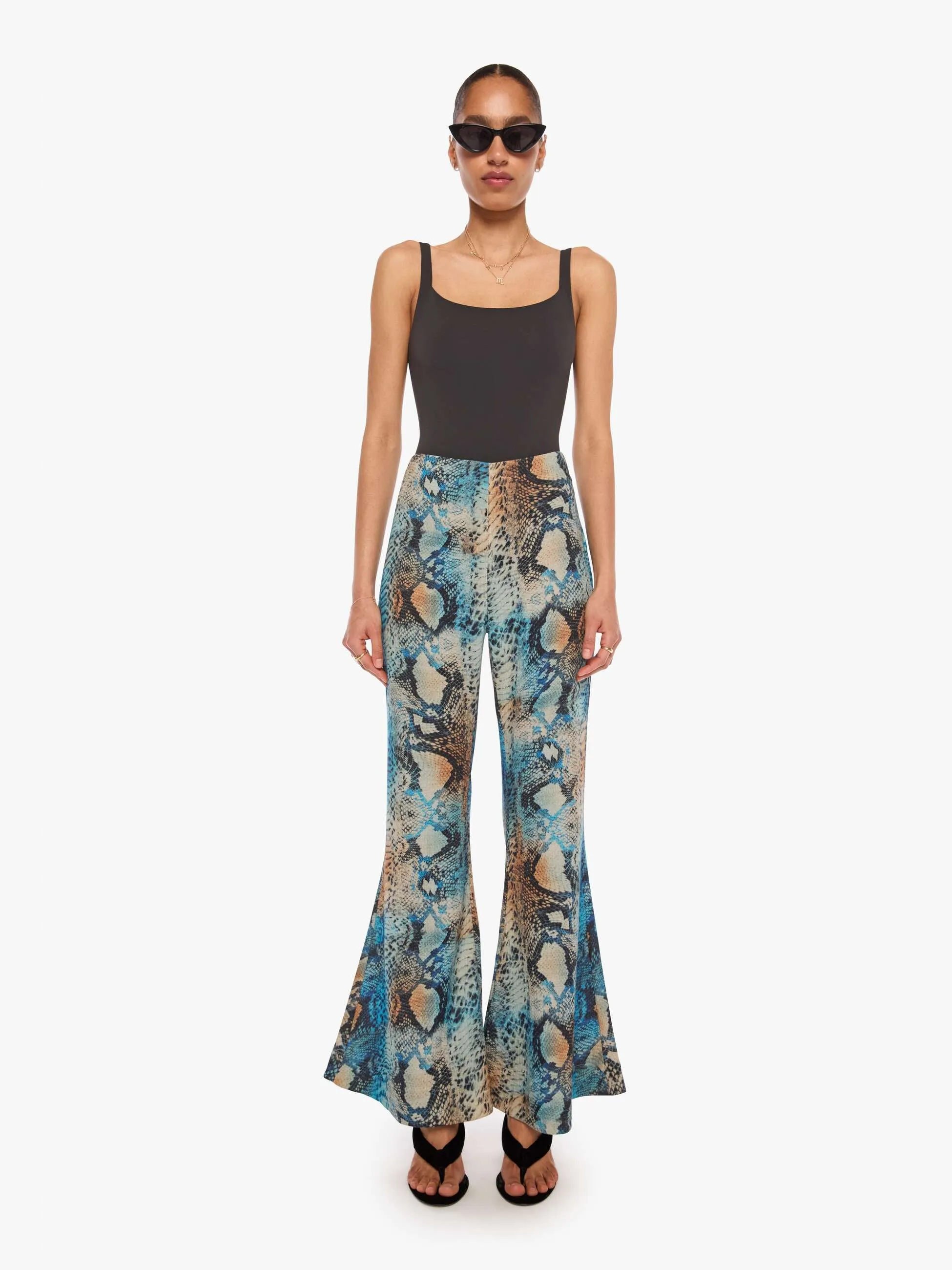Alix of Bohemia Farah Pant - Serpent Tide sold by MOTHER product image thumbnail 3
