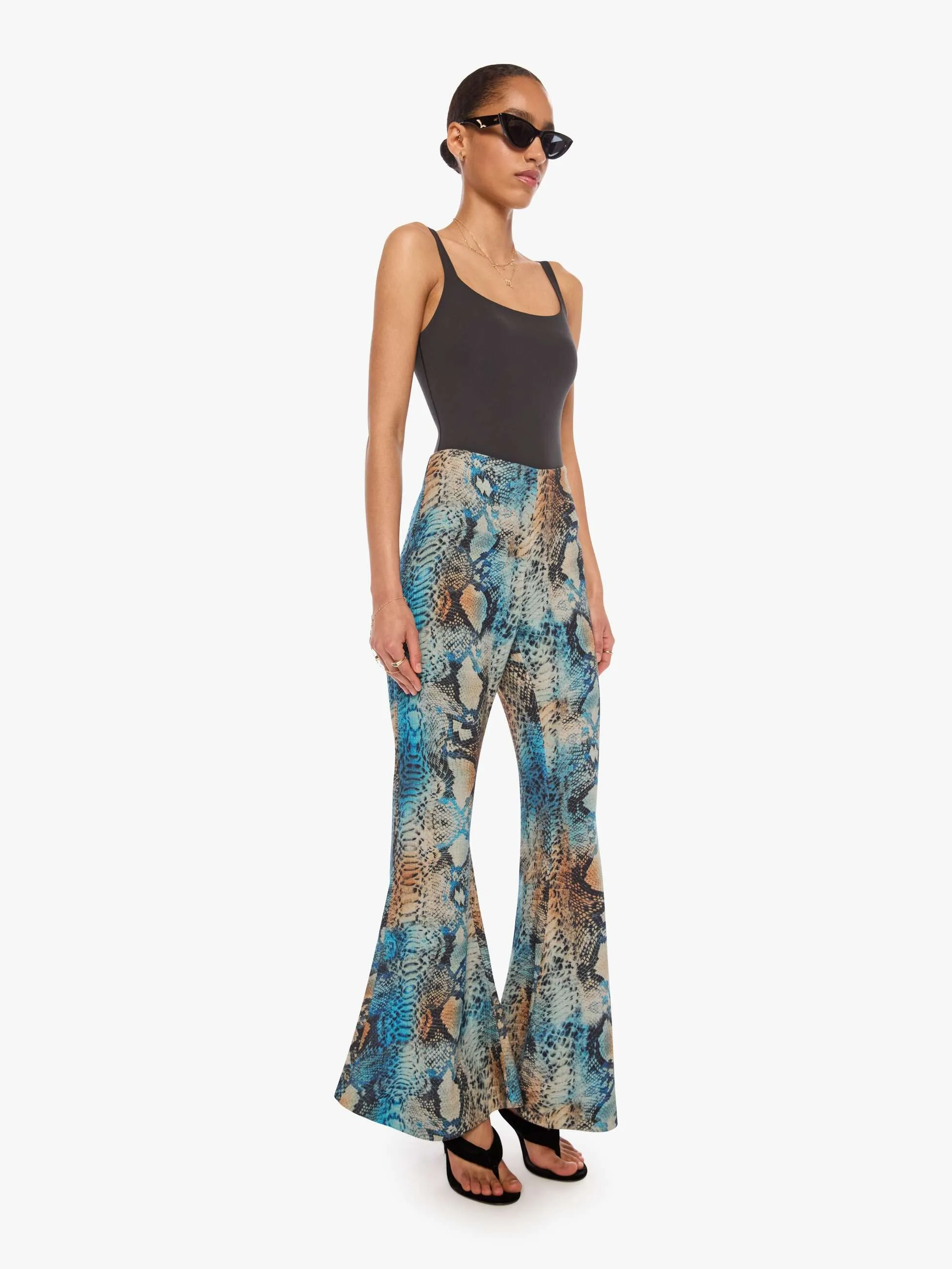 Alix of Bohemia Farah Pant - Serpent Tide sold by MOTHER