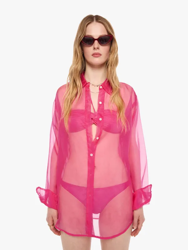 SPRWMN Oversized Shirt - Hot Pink made by SPRWMN