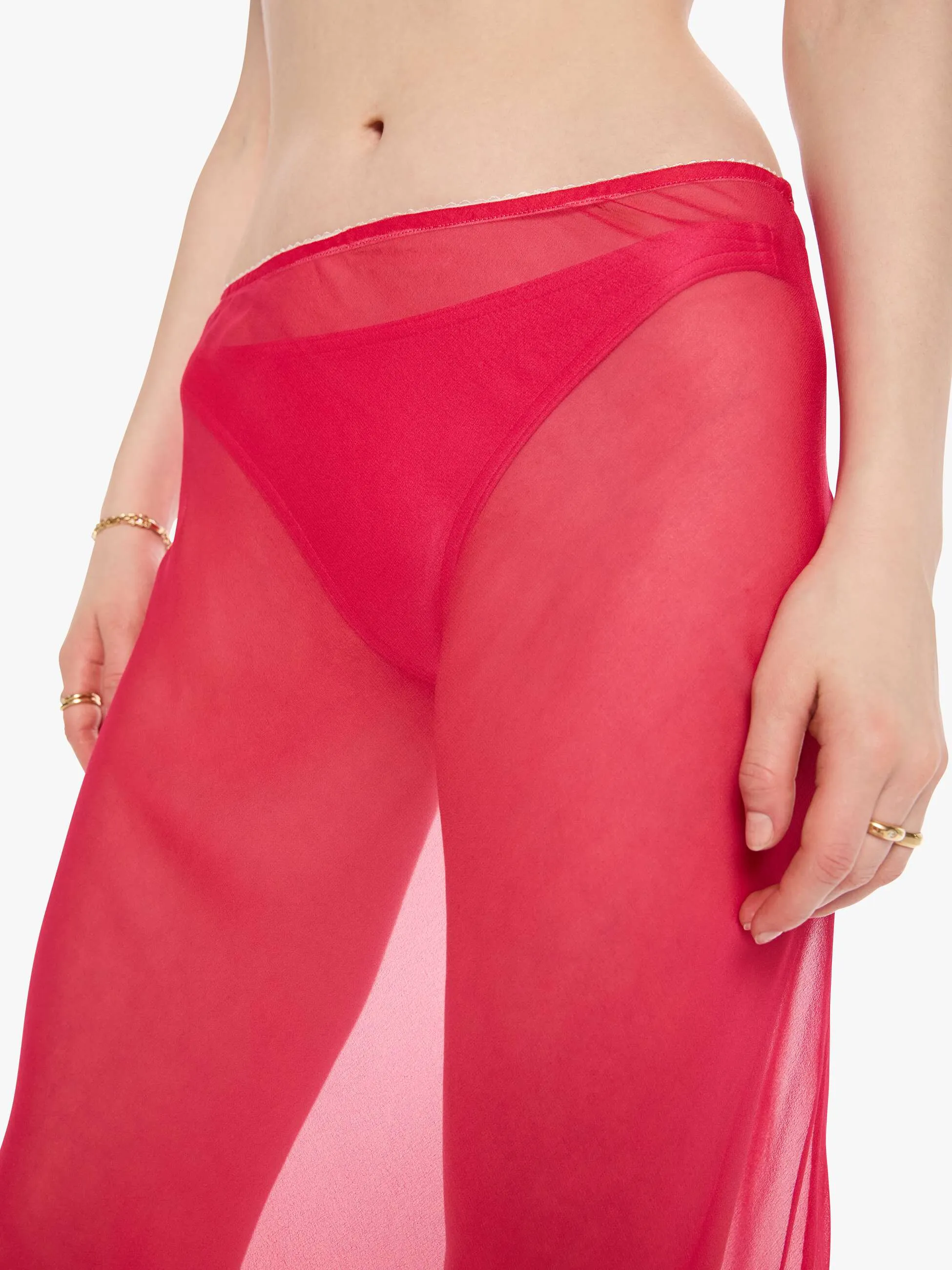 SPRWMN Lara Midi Skirt - Hot Pink sold by MOTHER product image thumbnail 5