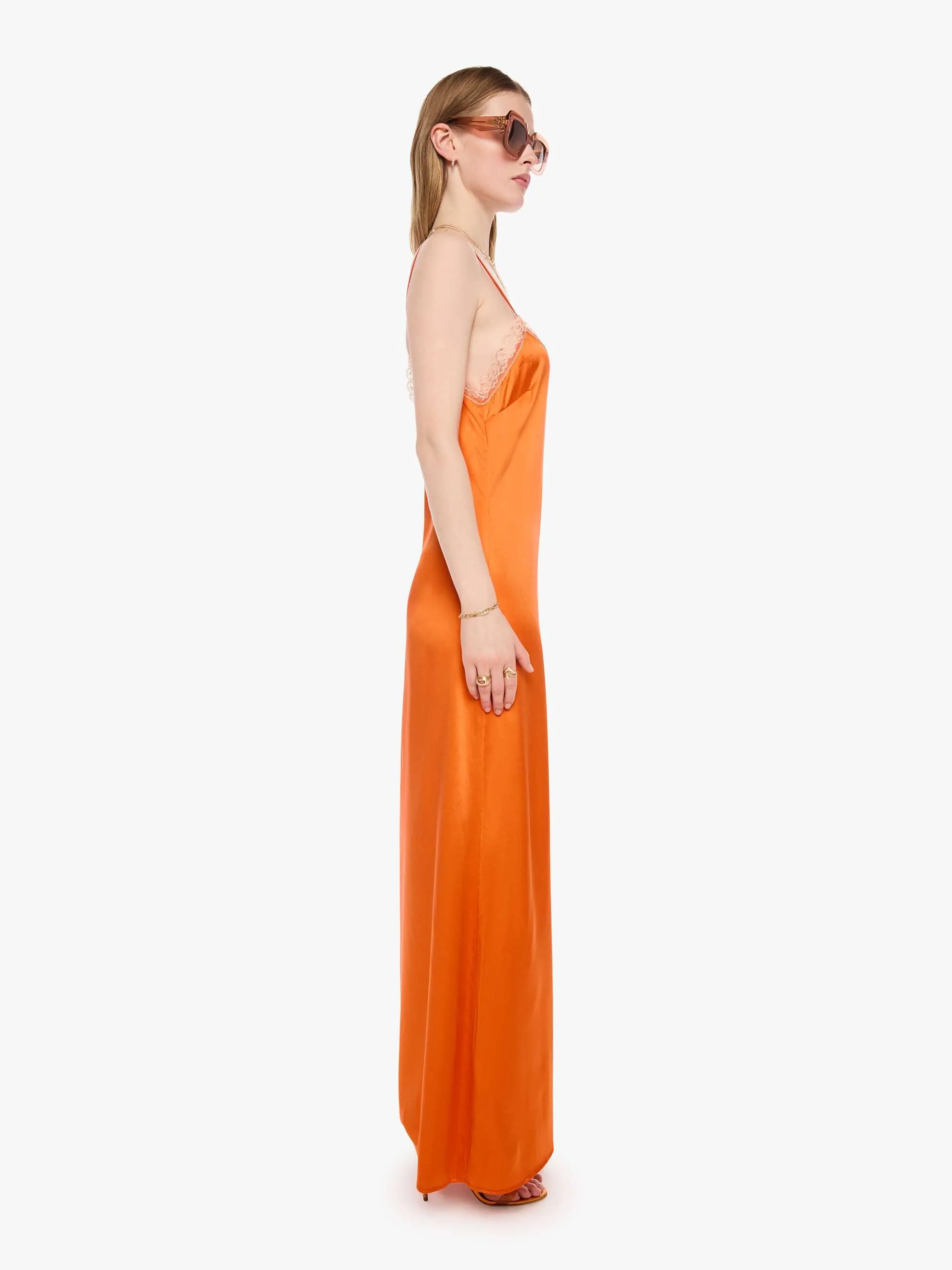 SPRWMN Sophie Maxi Dress - Orange sold by MOTHER product image thumbnail 3