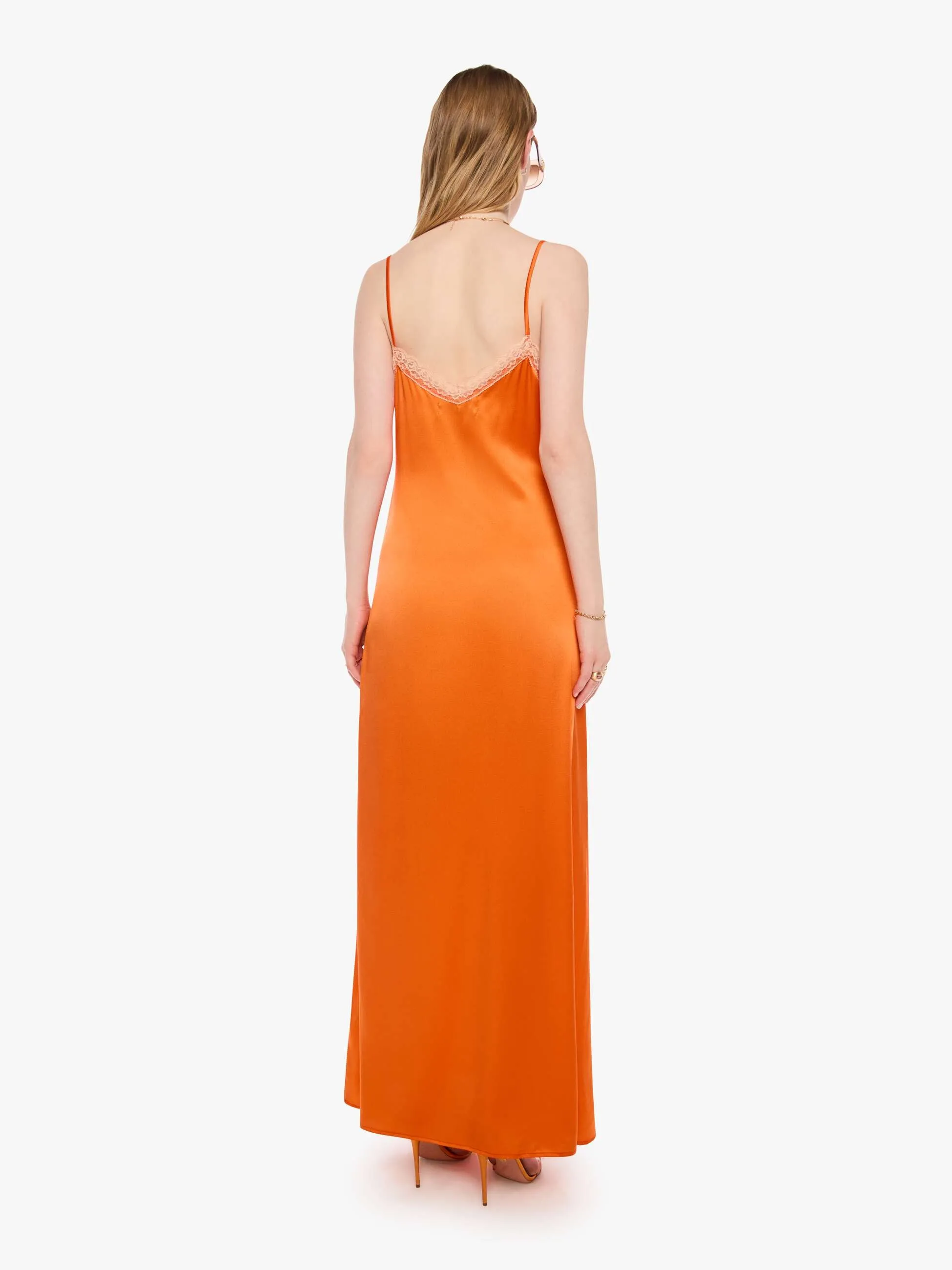 SPRWMN Sophie Maxi Dress - Orange sold by MOTHER product image thumbnail 4