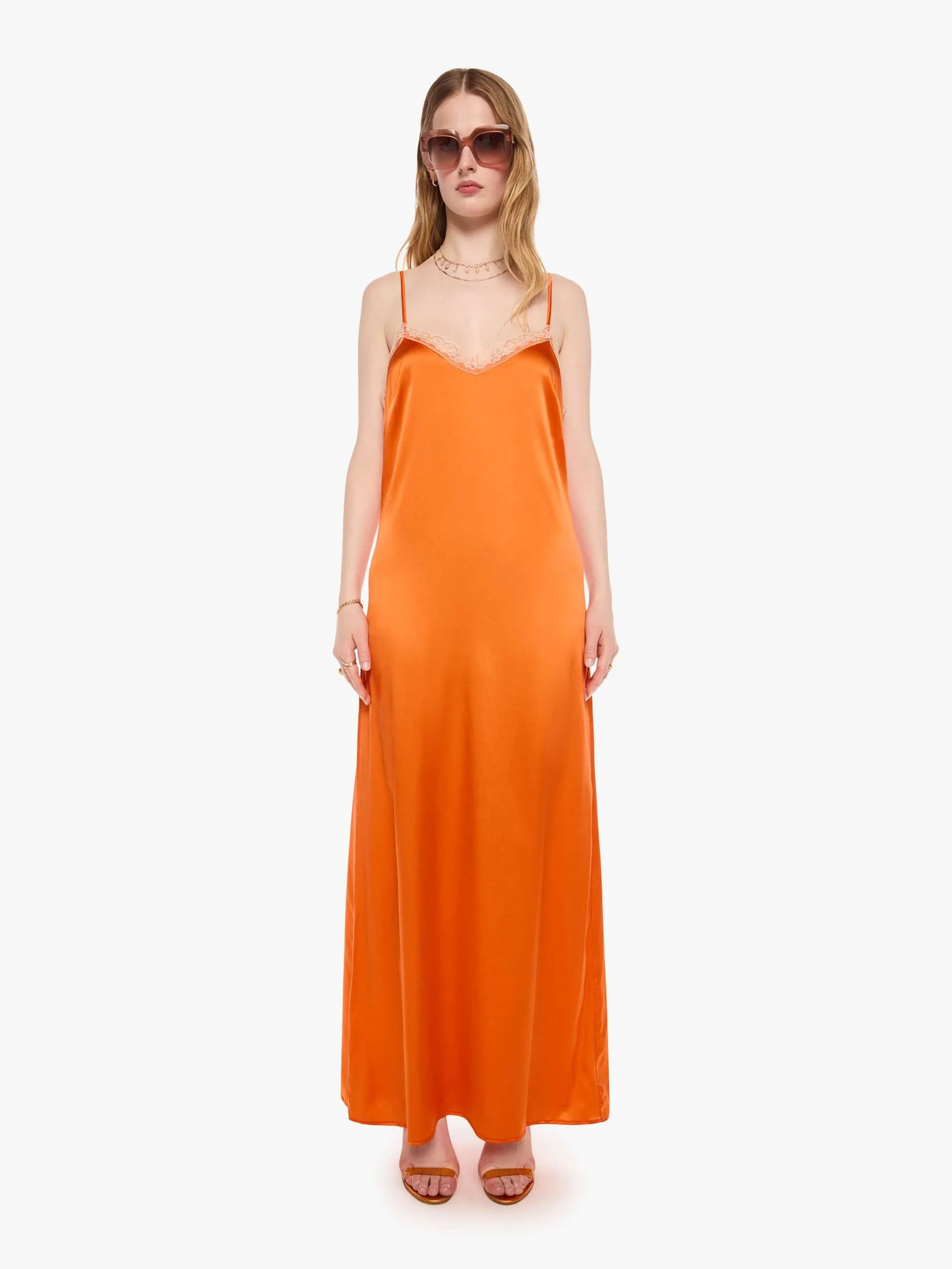 SPRWMN Sophie Maxi Dress - Orange sold by MOTHER