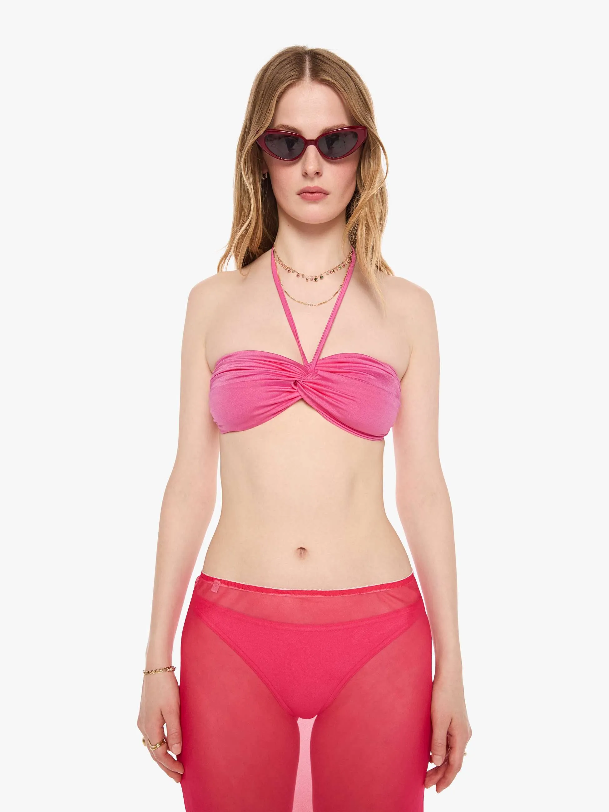 SPRWMN Twist Bandeau - Rose sold by MOTHER