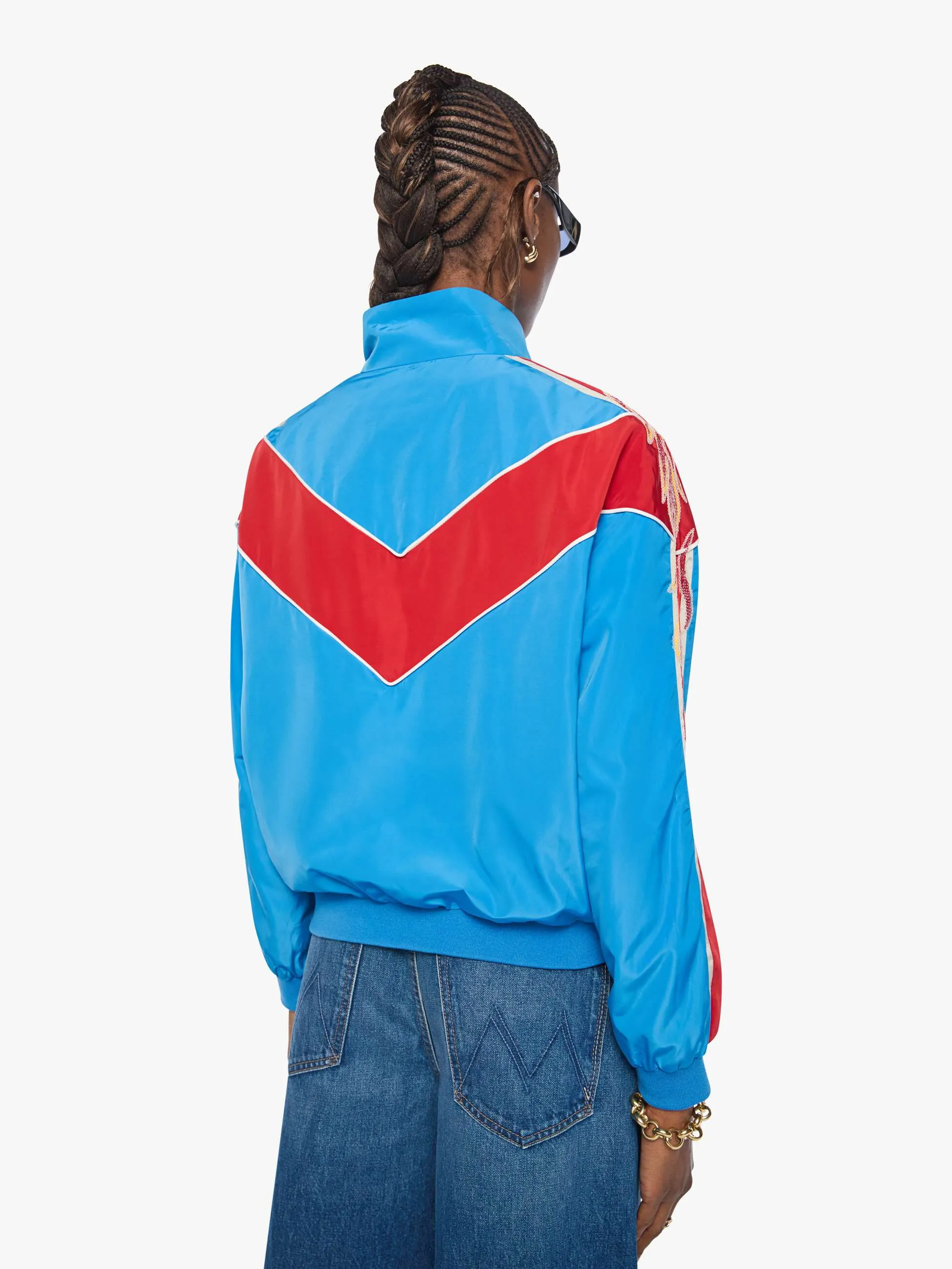 The Glossy Letterman Jacket - Lightning Speed sold by MOTHER product image thumbnail 4