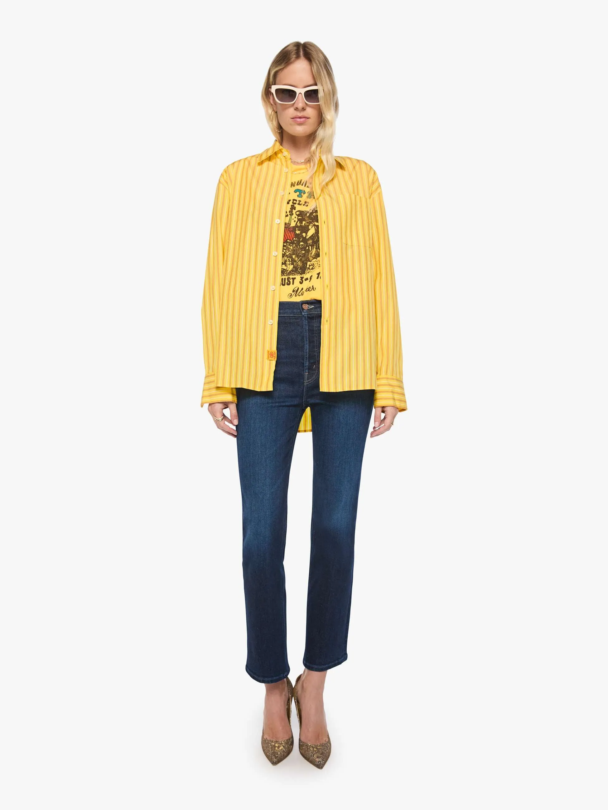The Roomie Frenchie - Yellow Stripe sold by MOTHER product image thumbnail 5