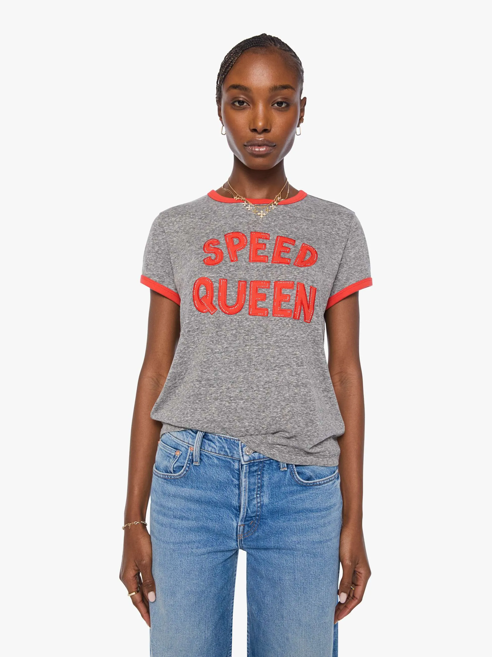 The Boxy Goodie Goodie Ringer - Speed Queen sold by MOTHER product image thumbnail 2