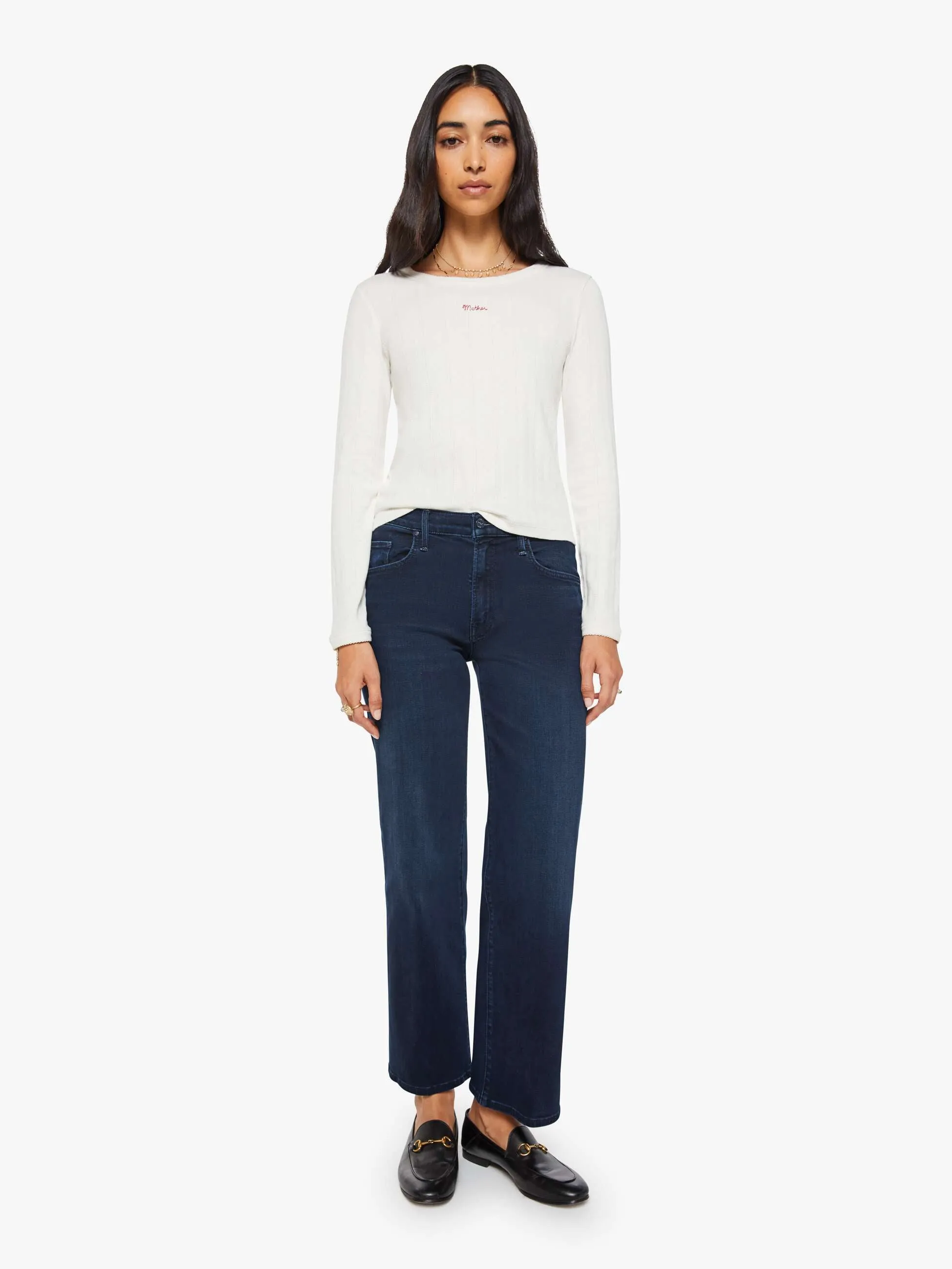 The L/S Itty Bitty Ringer - Whisper White sold by MOTHER product image thumbnail 4