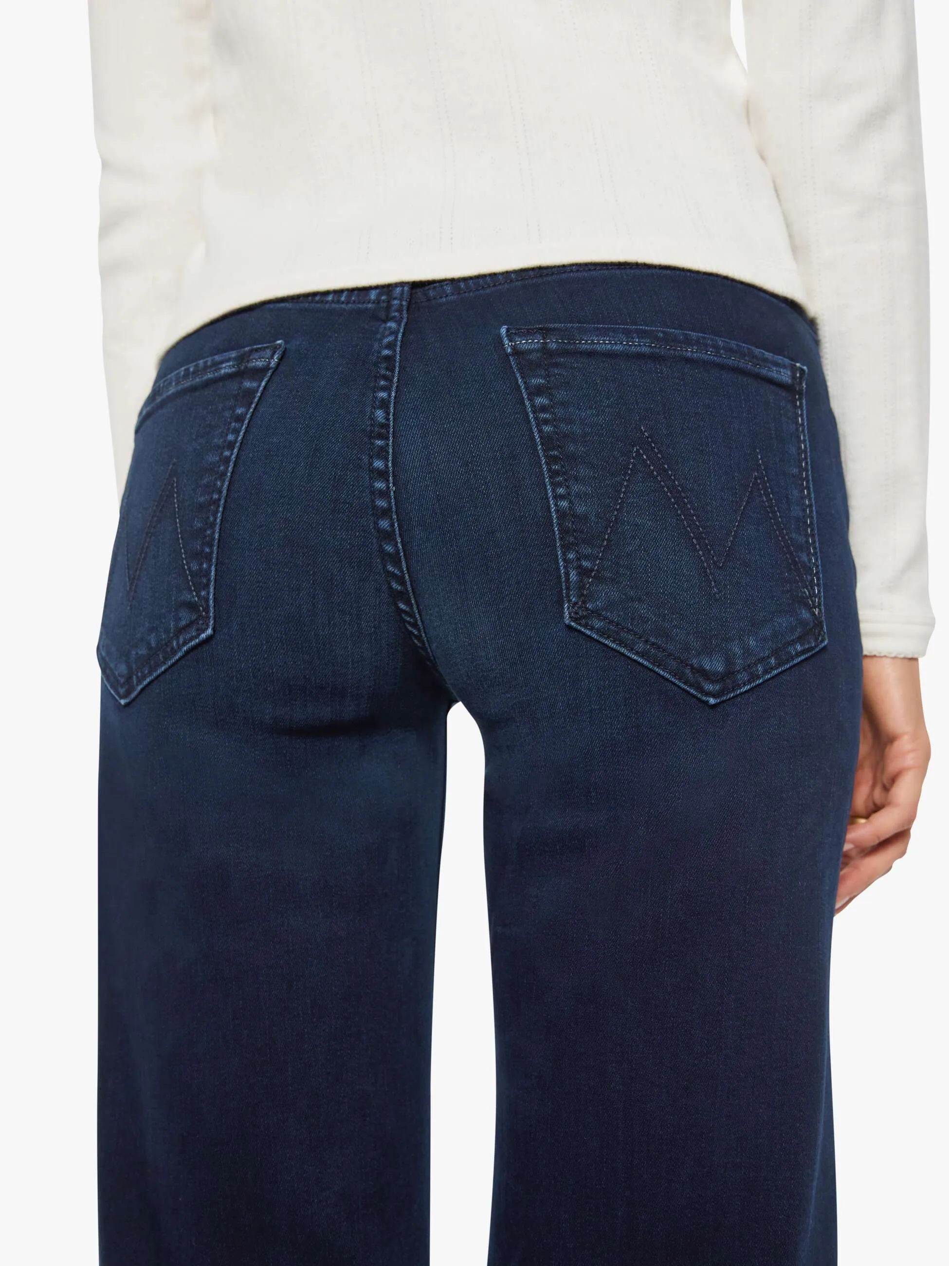 The Mid Rise Rambler Zip Ankle - Chip On My Shoulder sold by MOTHER product image thumbnail 4