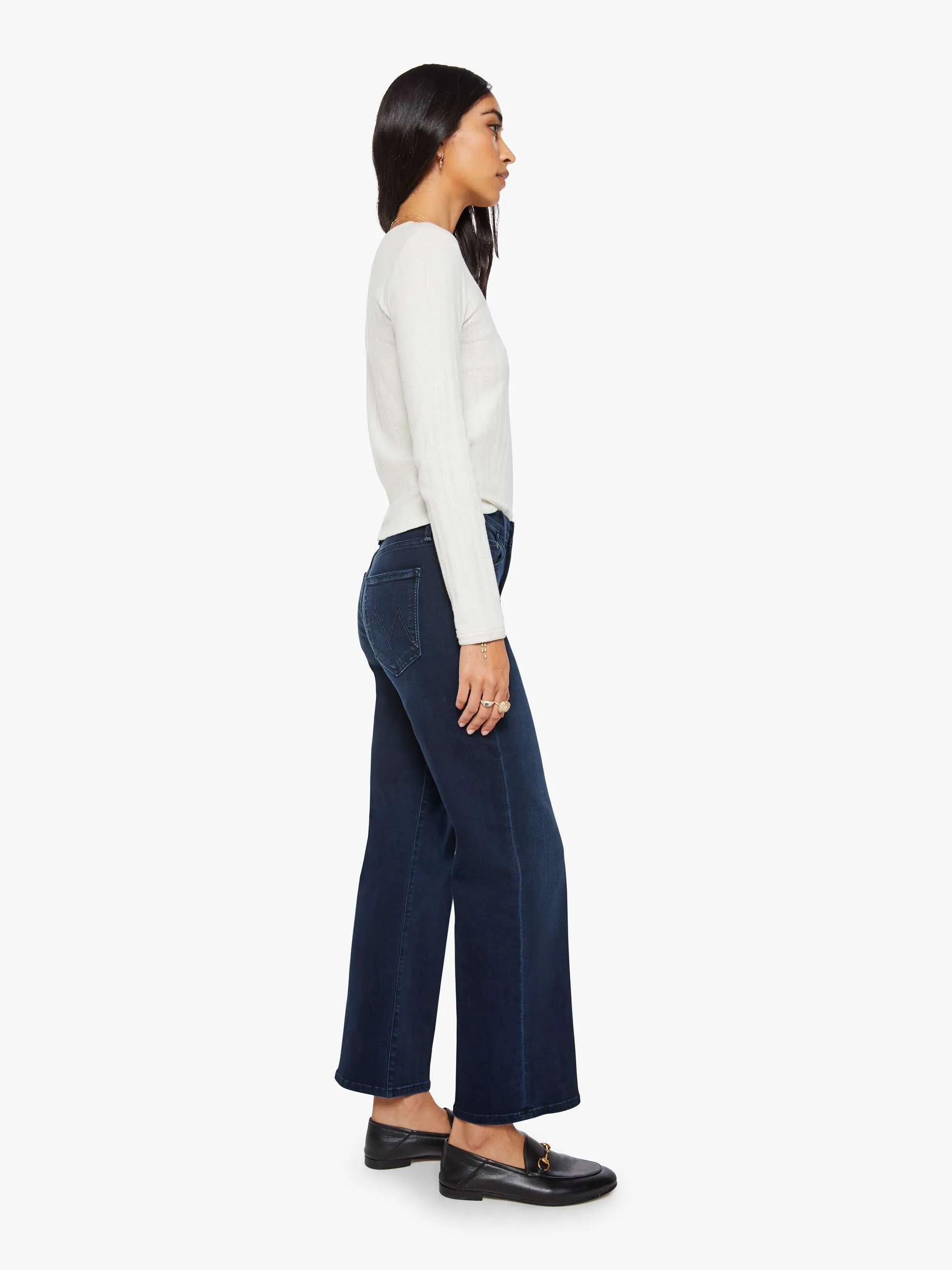The Mid Rise Rambler Zip Ankle - Chip On My Shoulder sold by MOTHER product image thumbnail 2