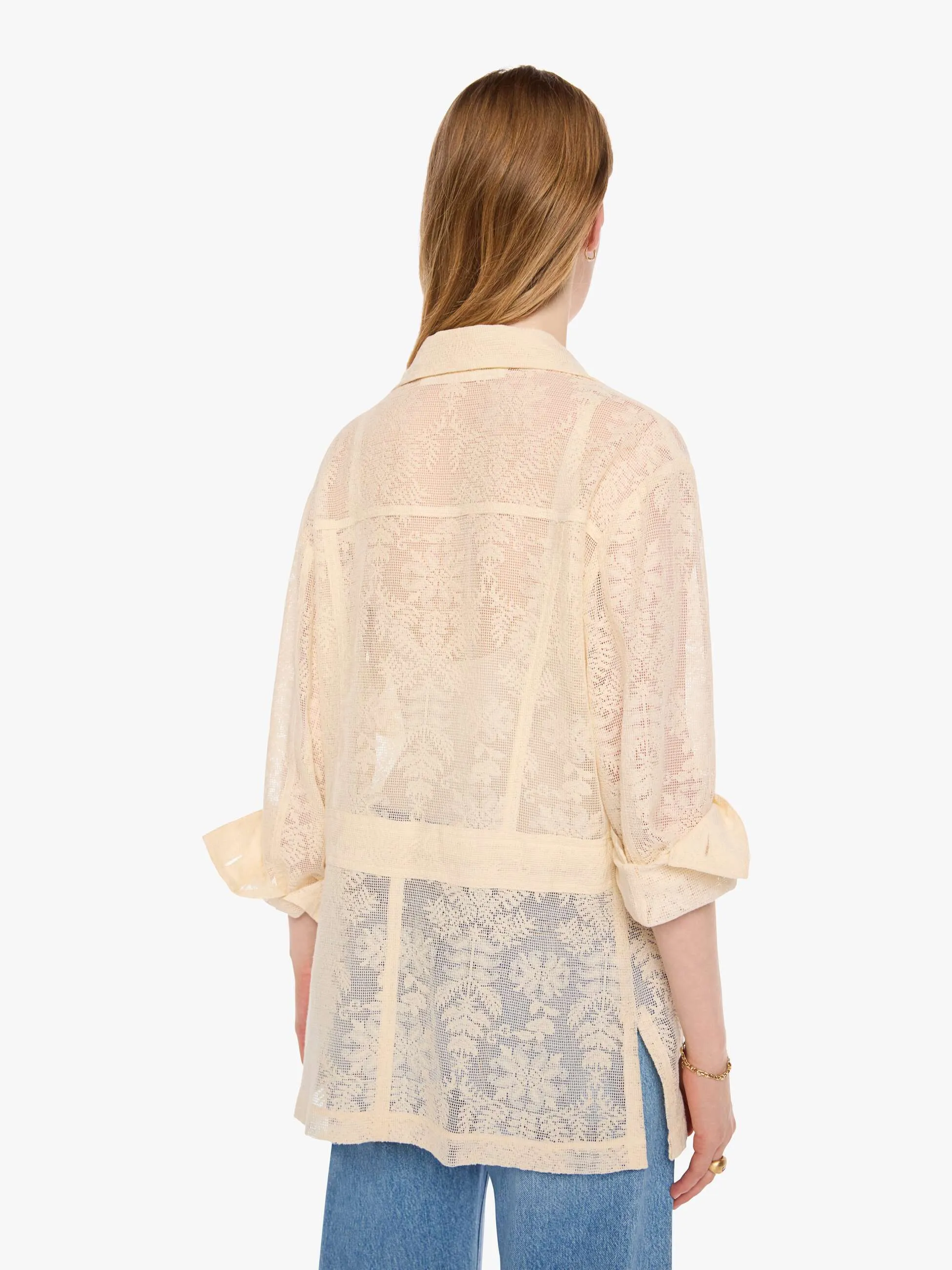 Alix of Bohemia Reno Jacket - Pearl sold by MOTHER product image thumbnail 4