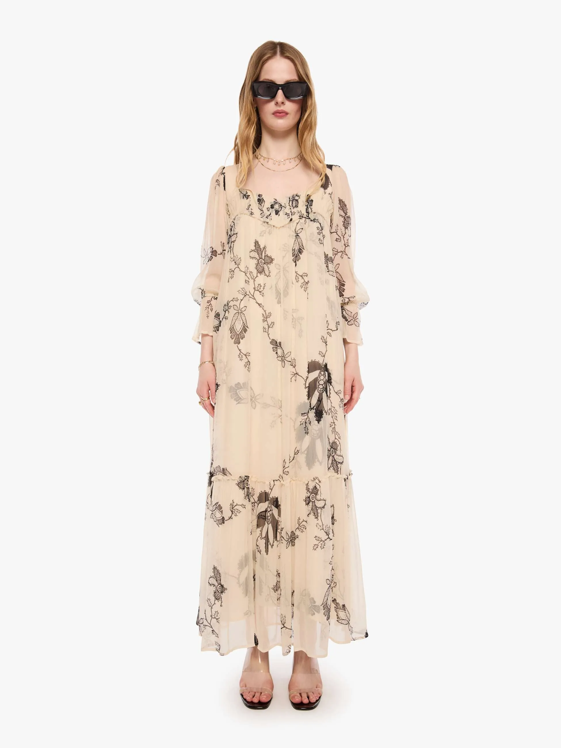 Alix of Bohemia Lilum Dress - Shadow Lace sold by MOTHER