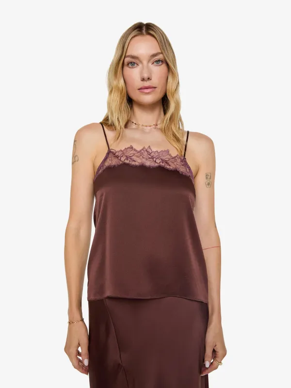 SABLYN Haya Lace Trim Cami - Cinnabar Multi made by Sablyn