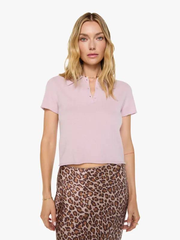 SABLYN Rita Shrunken Polo - Soft Pink made by Sablyn