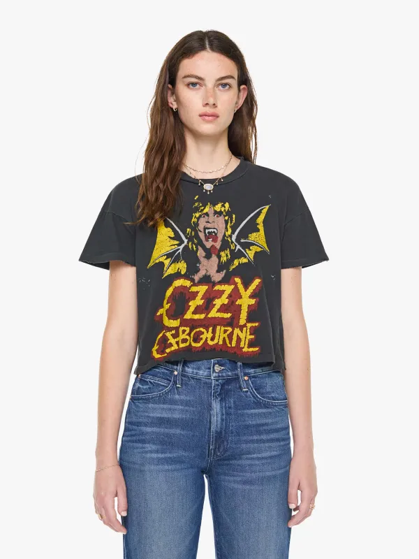 MadeWorn Ozzy Osbourne Cropped Tee - Coal made by MadeWorn