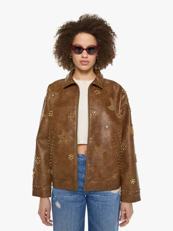 The Zip It - Brown And Cream made by MOTHER