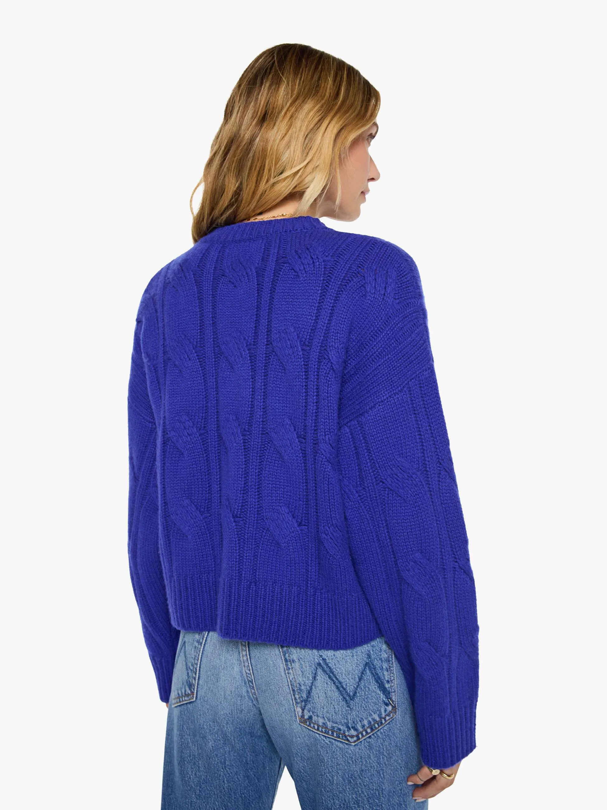 SABLYN Tristan Pullover - Cobalt sold by MOTHER product image thumbnail 4