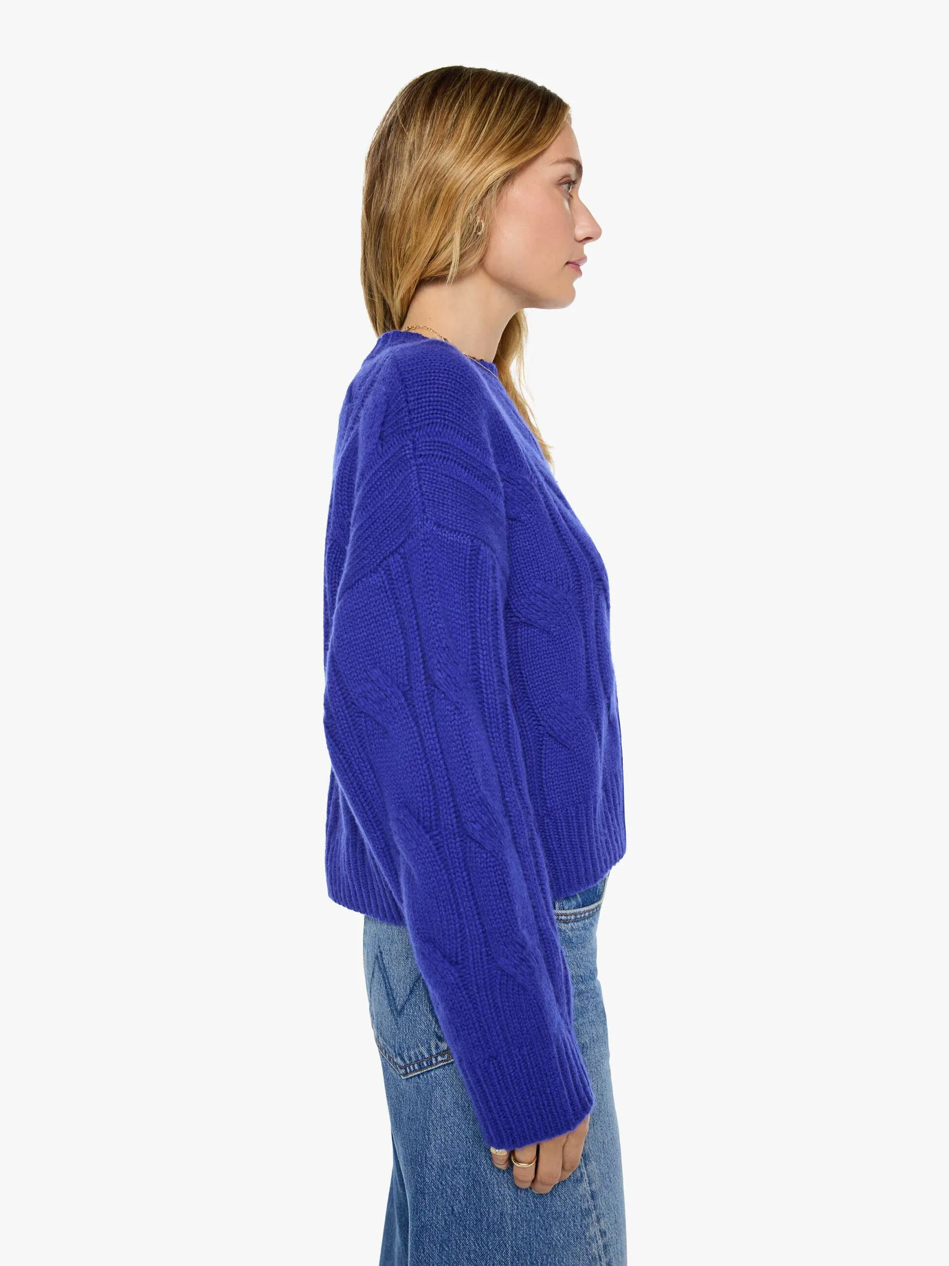 SABLYN Tristan Pullover - Cobalt sold by MOTHER product image thumbnail 3