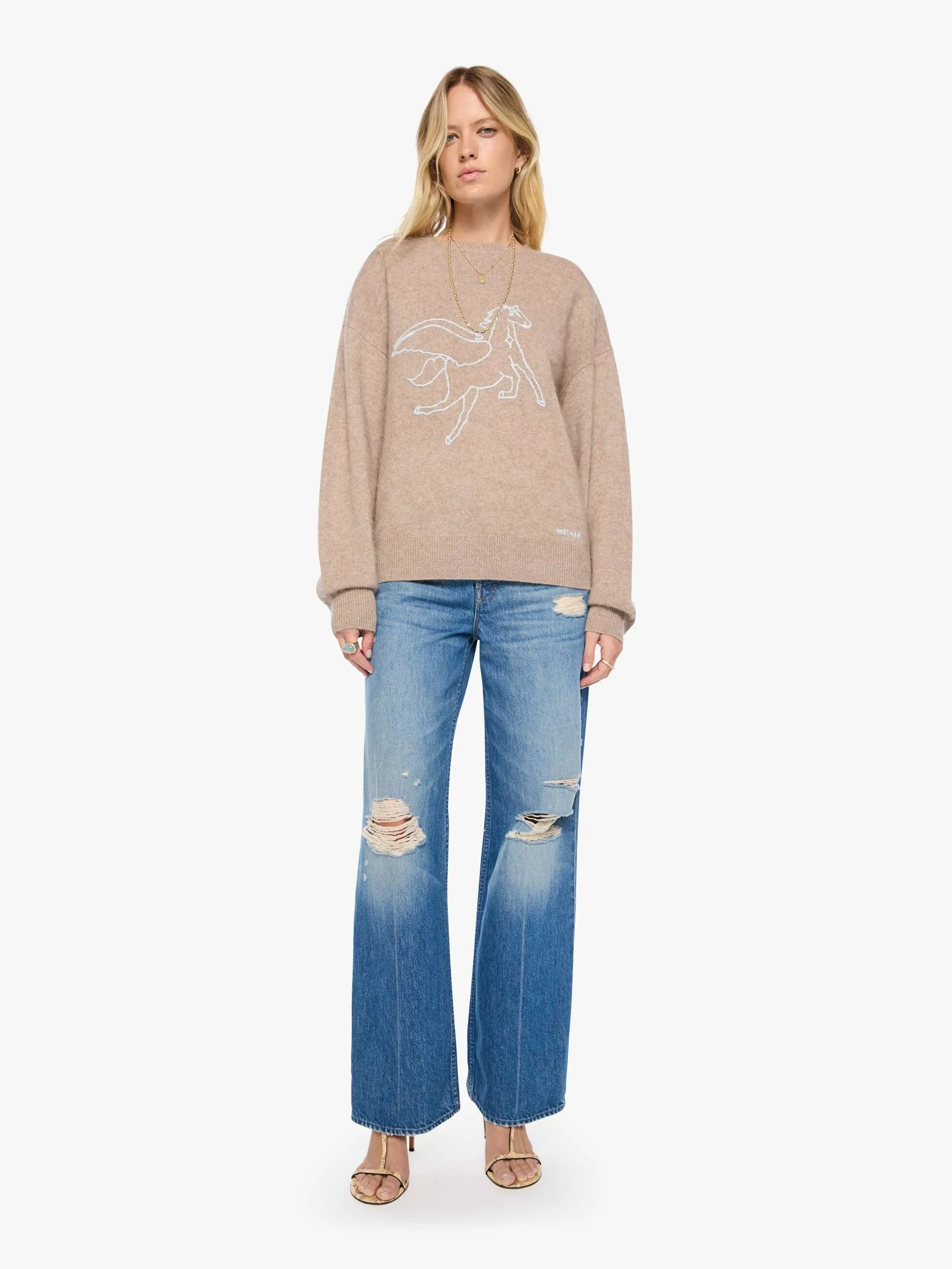 The Biggie Jumper - Wheat sold by MOTHER product image thumbnail 4