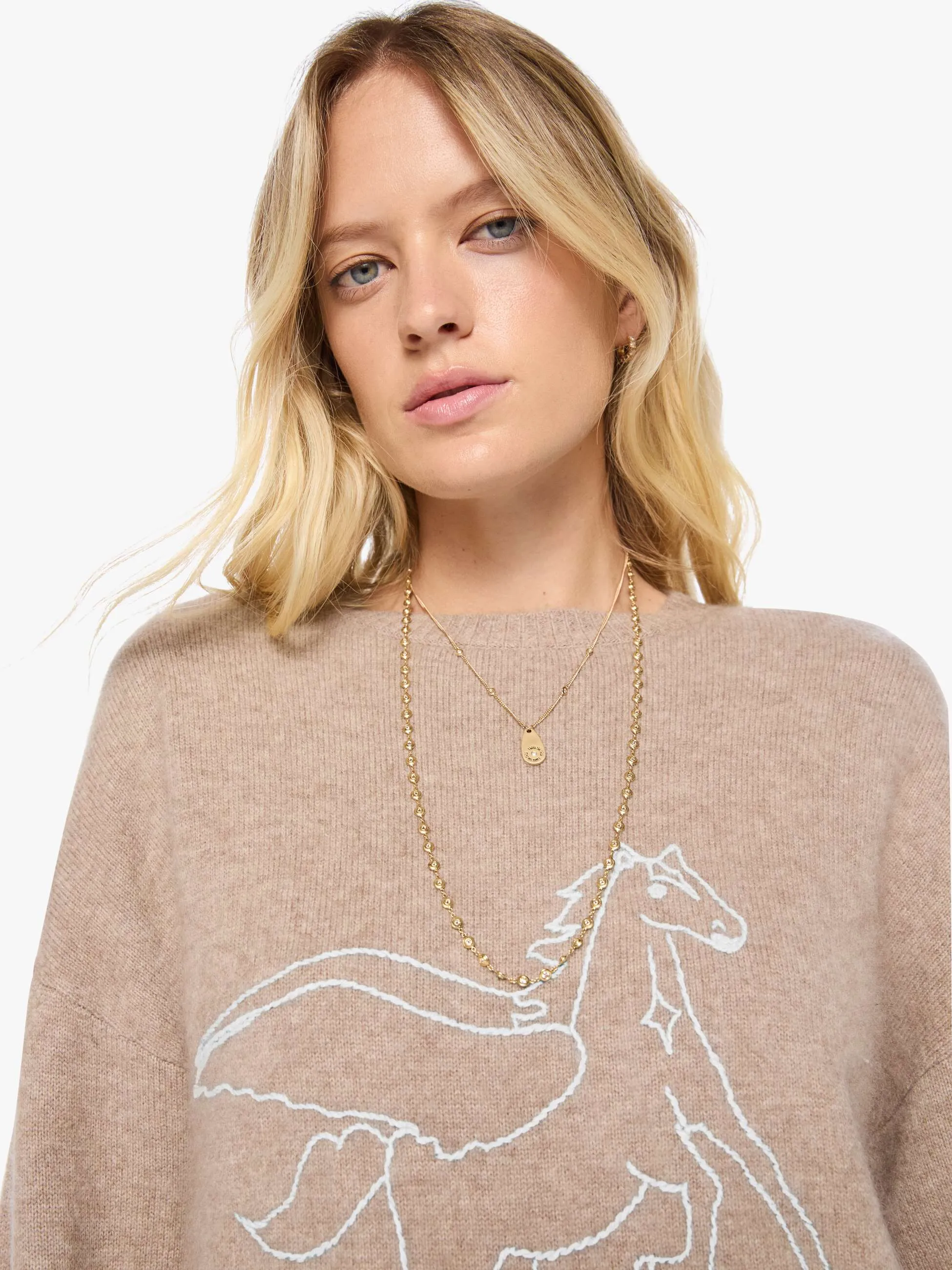 The Biggie Jumper - Wheat sold by MOTHER product image thumbnail 5