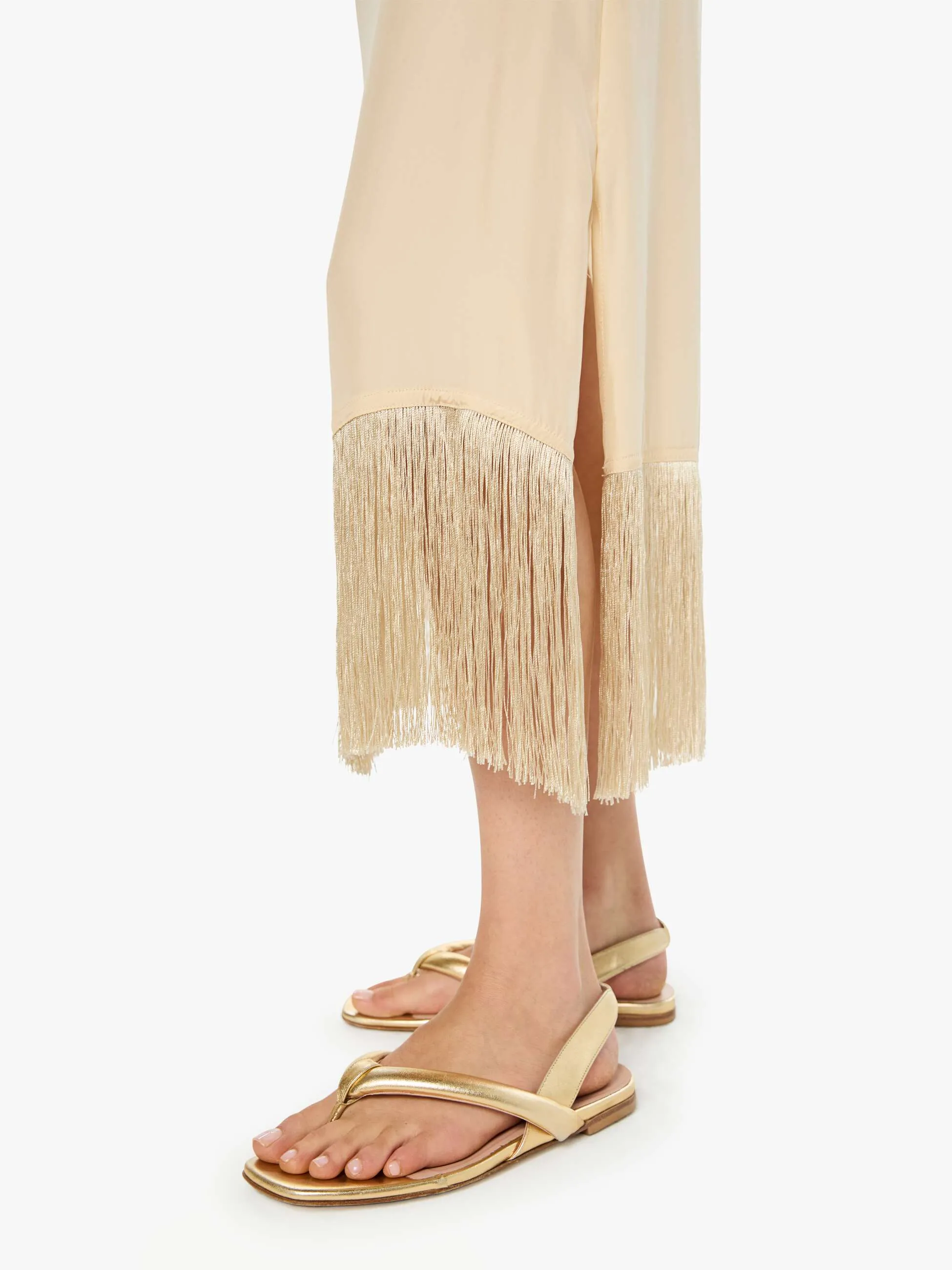 Natalie Martin Anita Skirt - Cream Fringe sold by MOTHER product image thumbnail 5