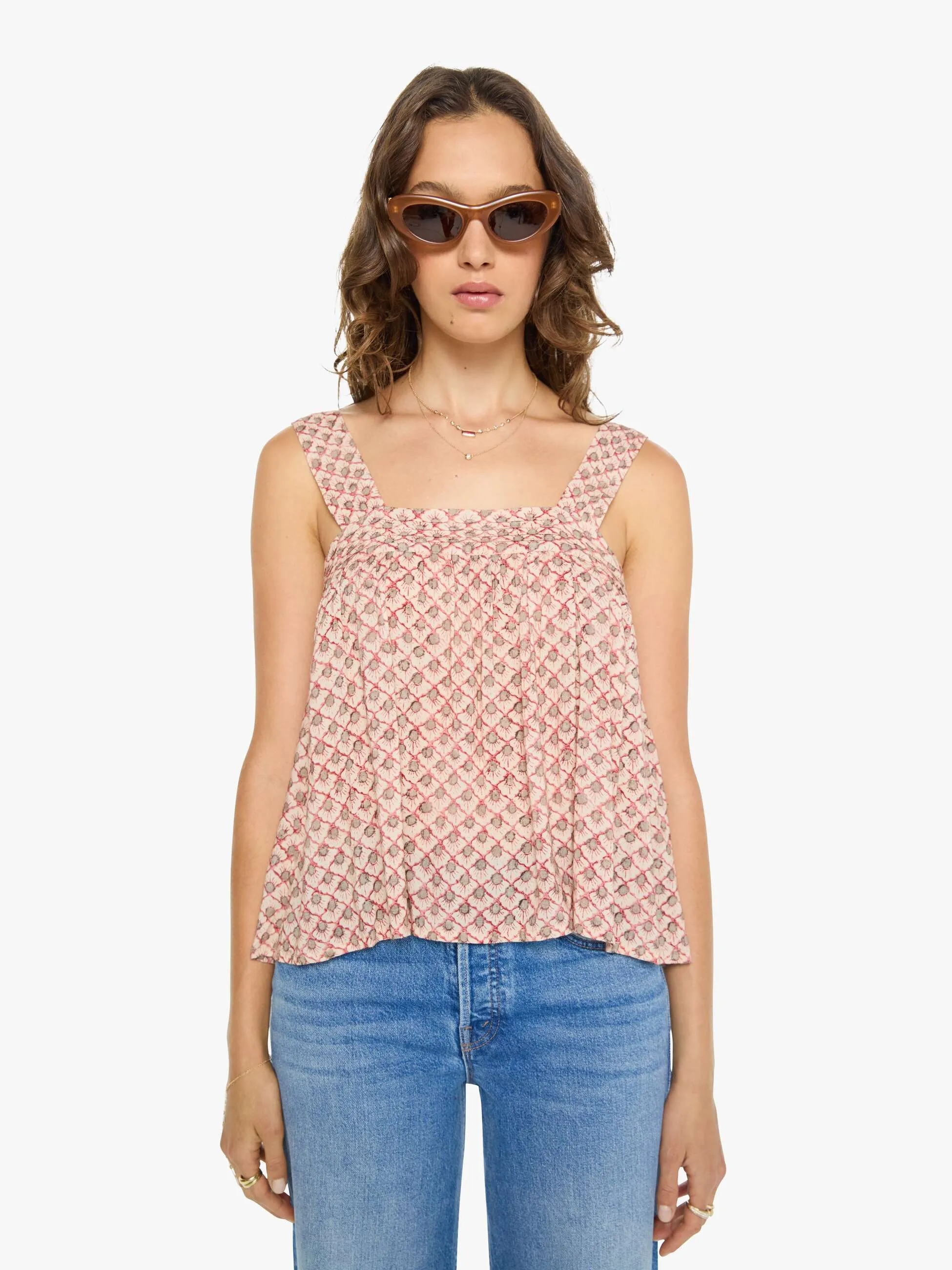 Natalie Martin Jasmine Top - Scallop Blush sold by MOTHER