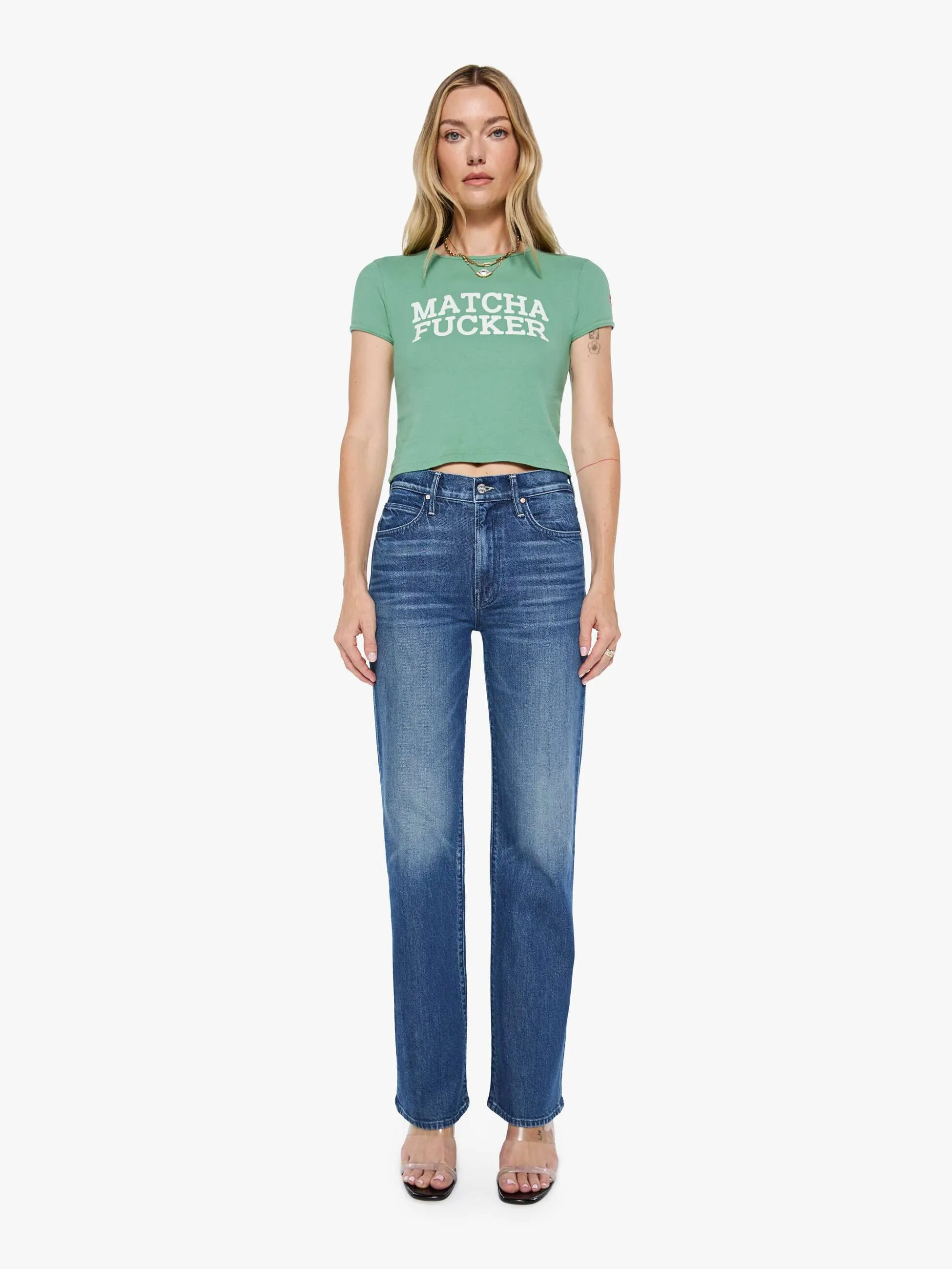 The Itty Bitty Ringer - Matcha F#cker sold by MOTHER product image thumbnail 4