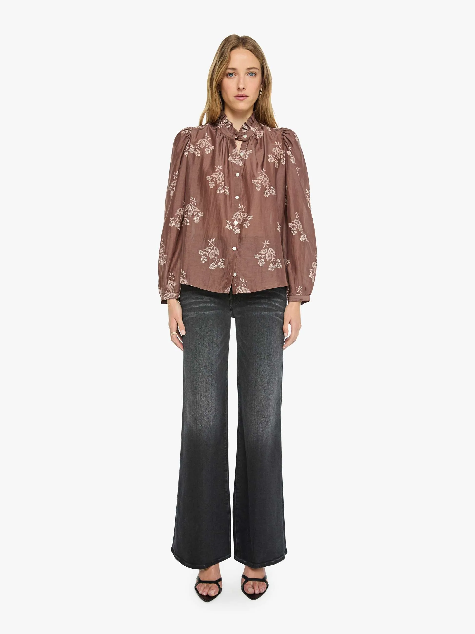 Alix Of Bohemia Annabel Shirt - Doe Elderflower sold by MOTHER product image thumbnail 5