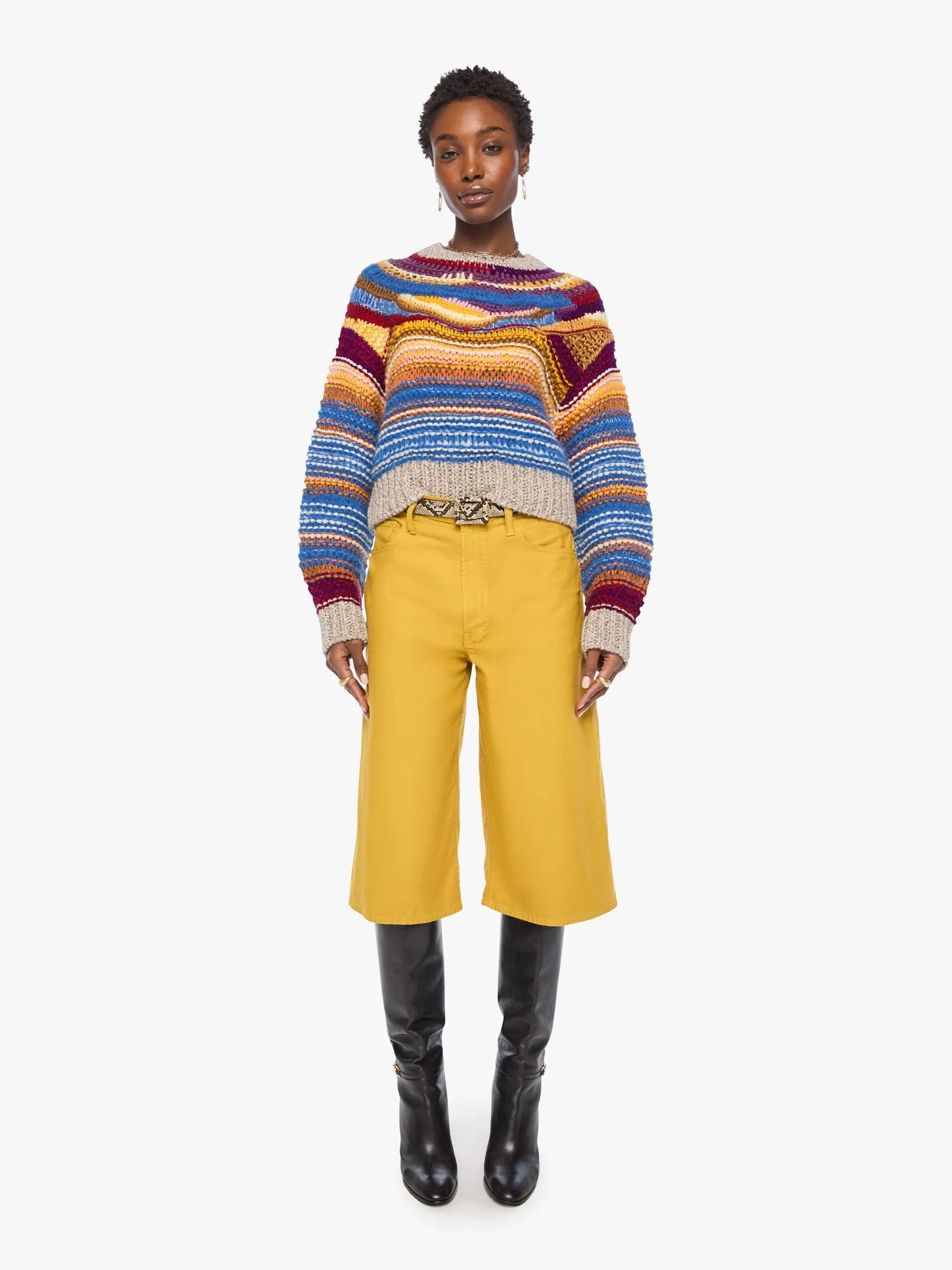 The Boxy Jumper - Multi Color sold by MOTHER product image thumbnail 5