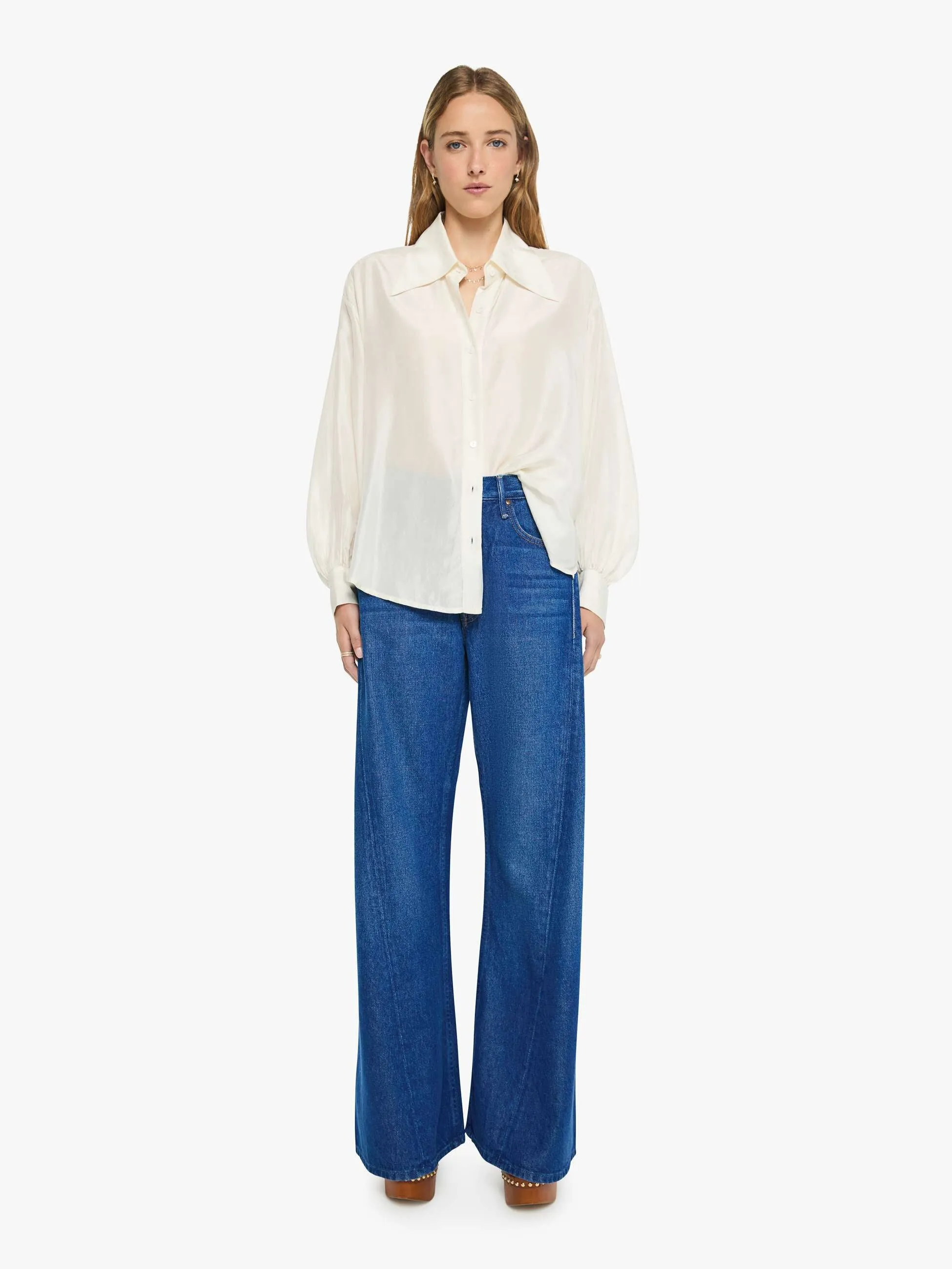 Alix Of Bohemia Dana Shirt - Tussock sold by MOTHER product image thumbnail 5