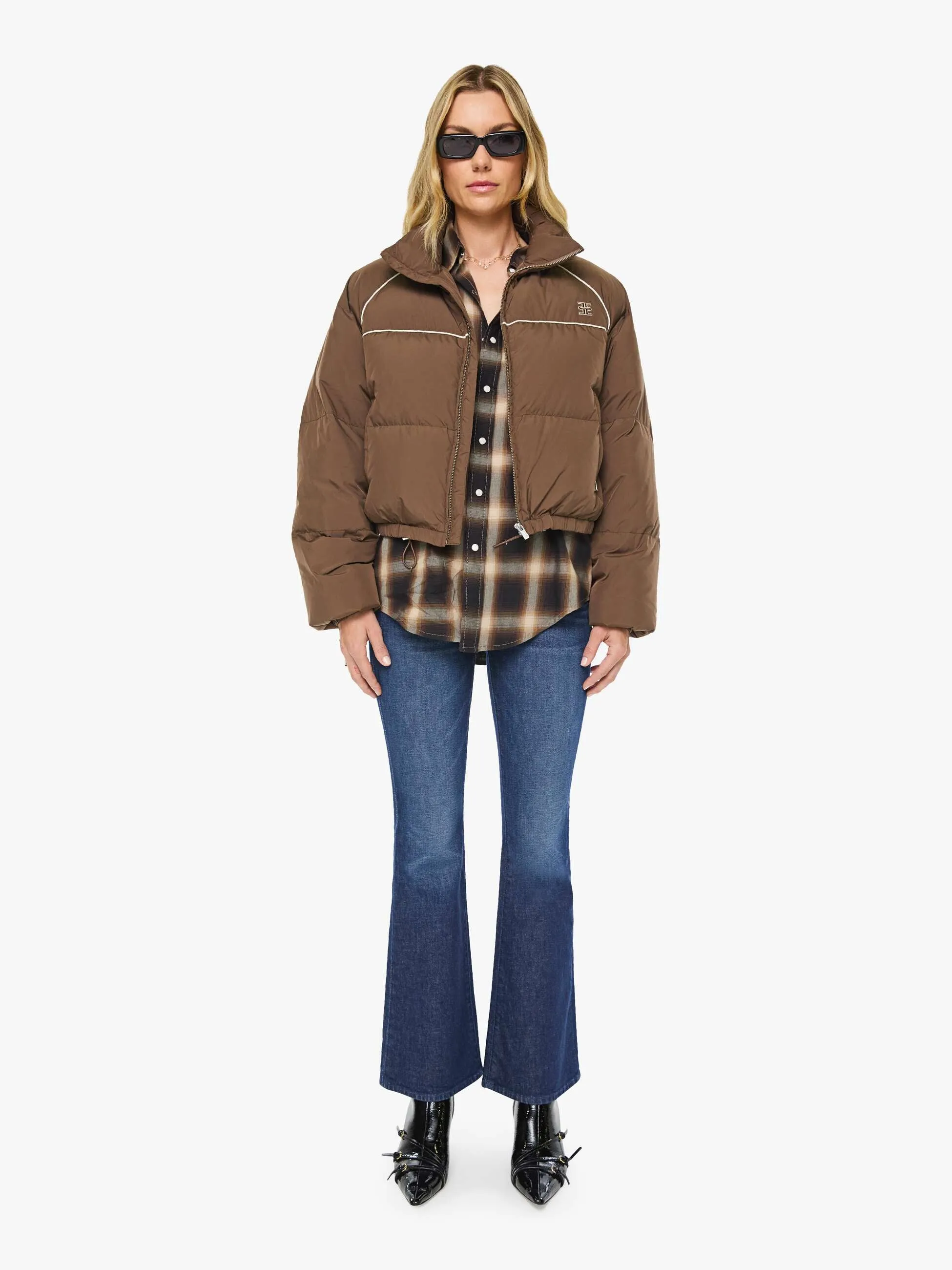 Eterne Down Puffer - Mushroom sold by MOTHER product image thumbnail 5