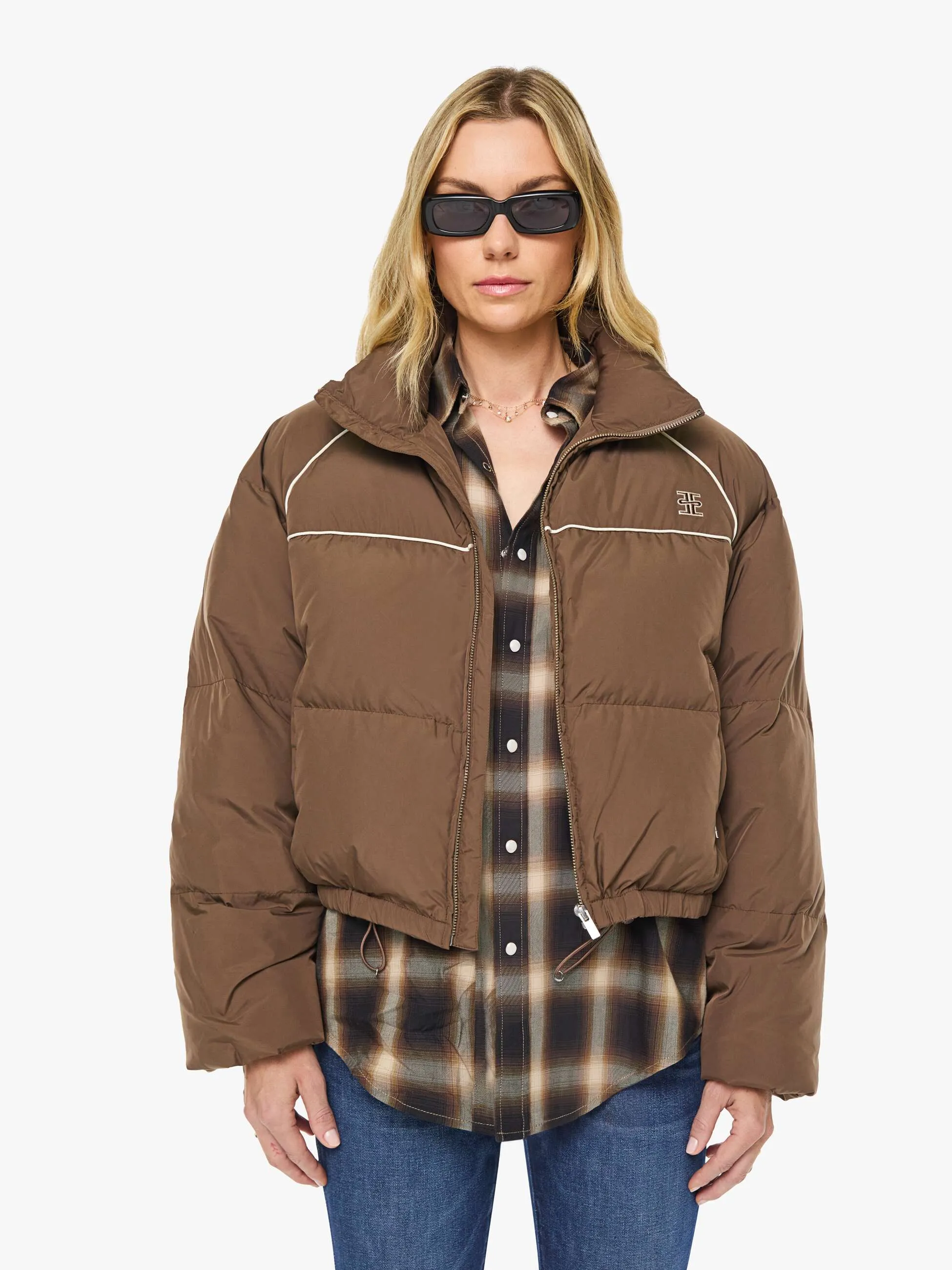 Eterne Down Puffer - Mushroom sold by MOTHER product image thumbnail 2