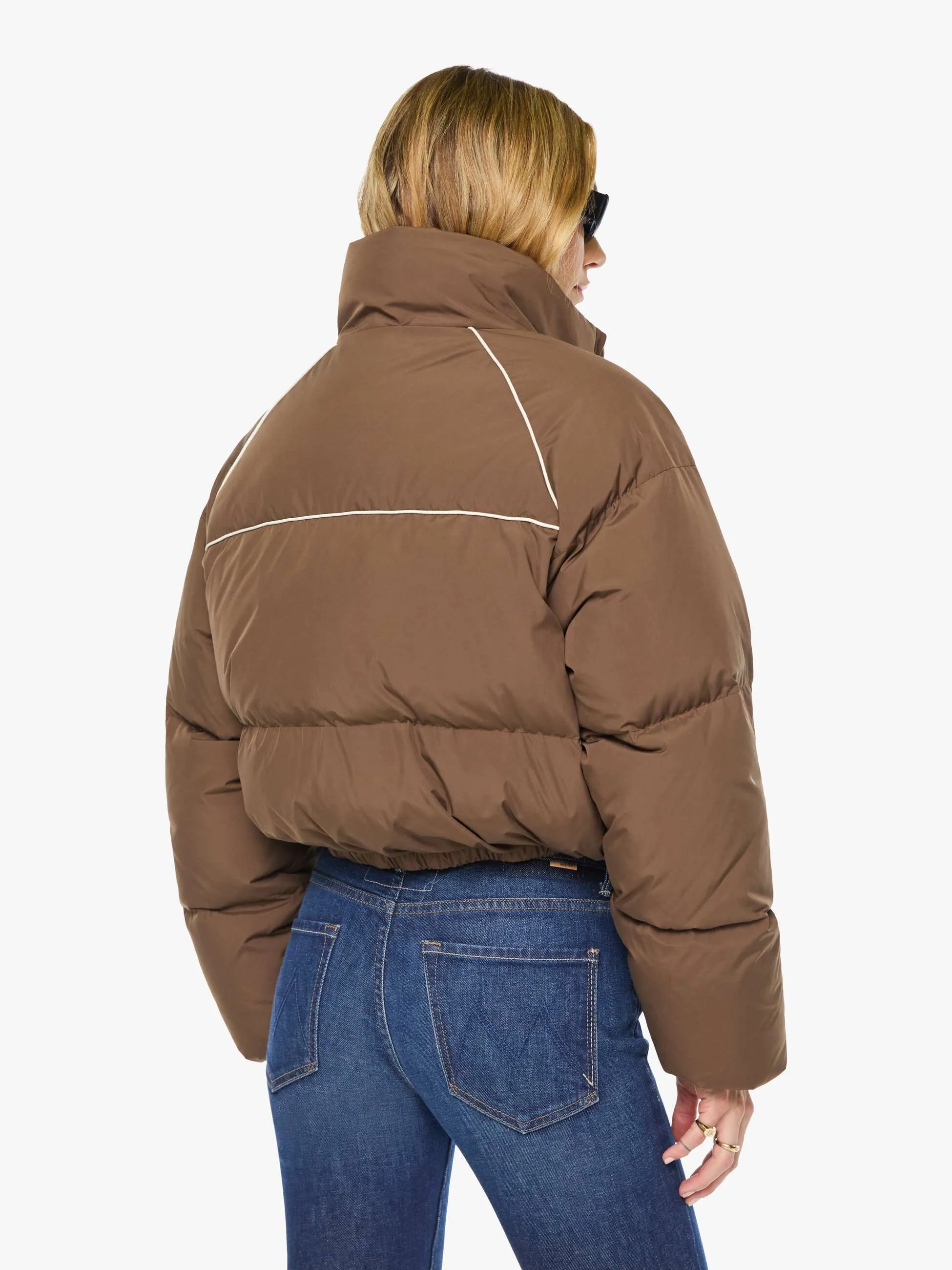 Eterne Down Puffer - Mushroom sold by MOTHER product image thumbnail 4