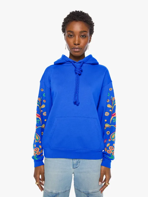 The Big Deal Hoodie - Dazzling Blue made by MOTHER