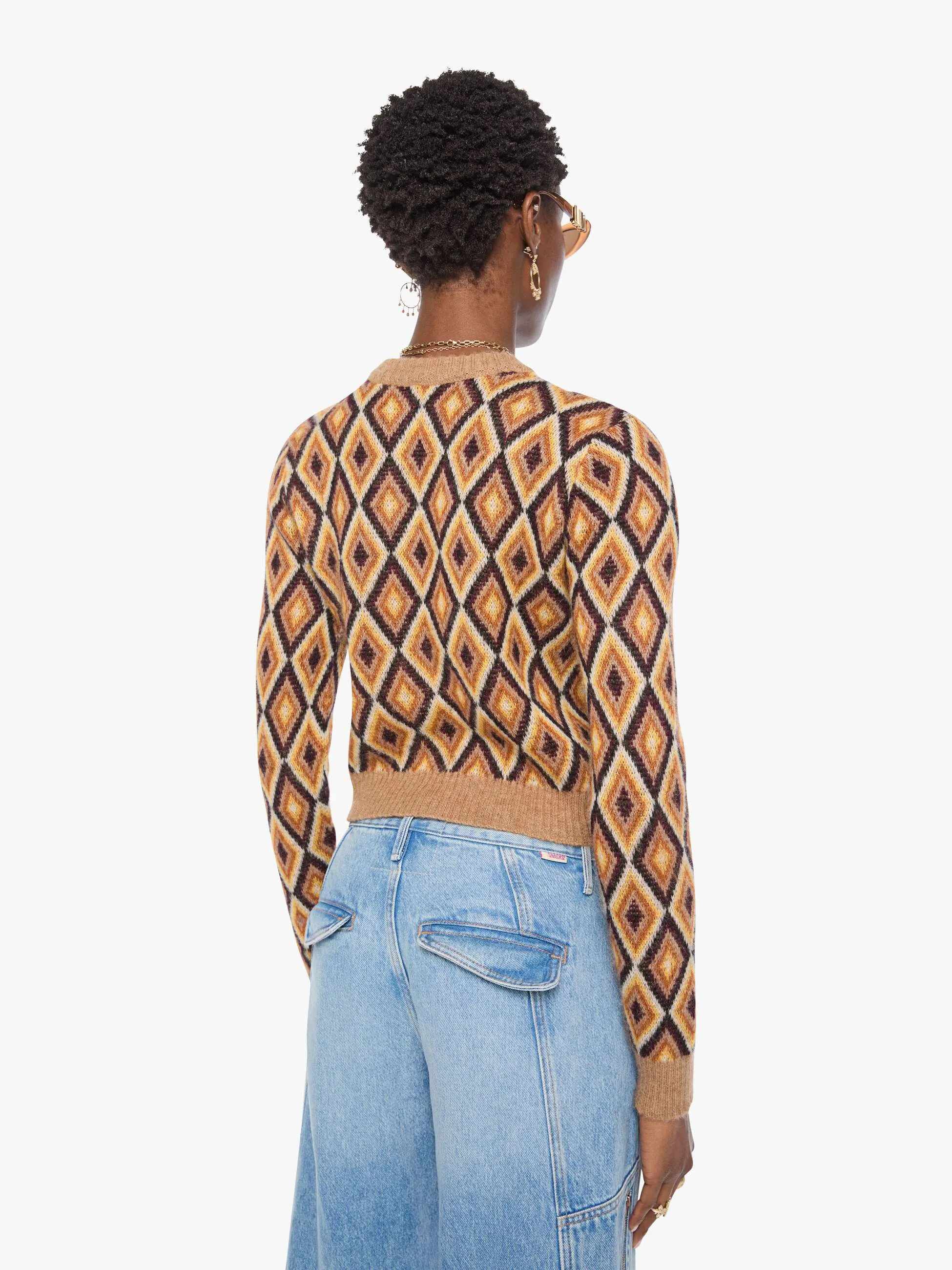 The Crop Jumper - Beeswax And Caramel Cafe sold by MOTHER product image thumbnail 4