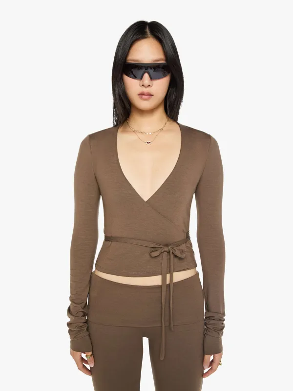 Eterne Wrap Top - Mushroom made by Eterne